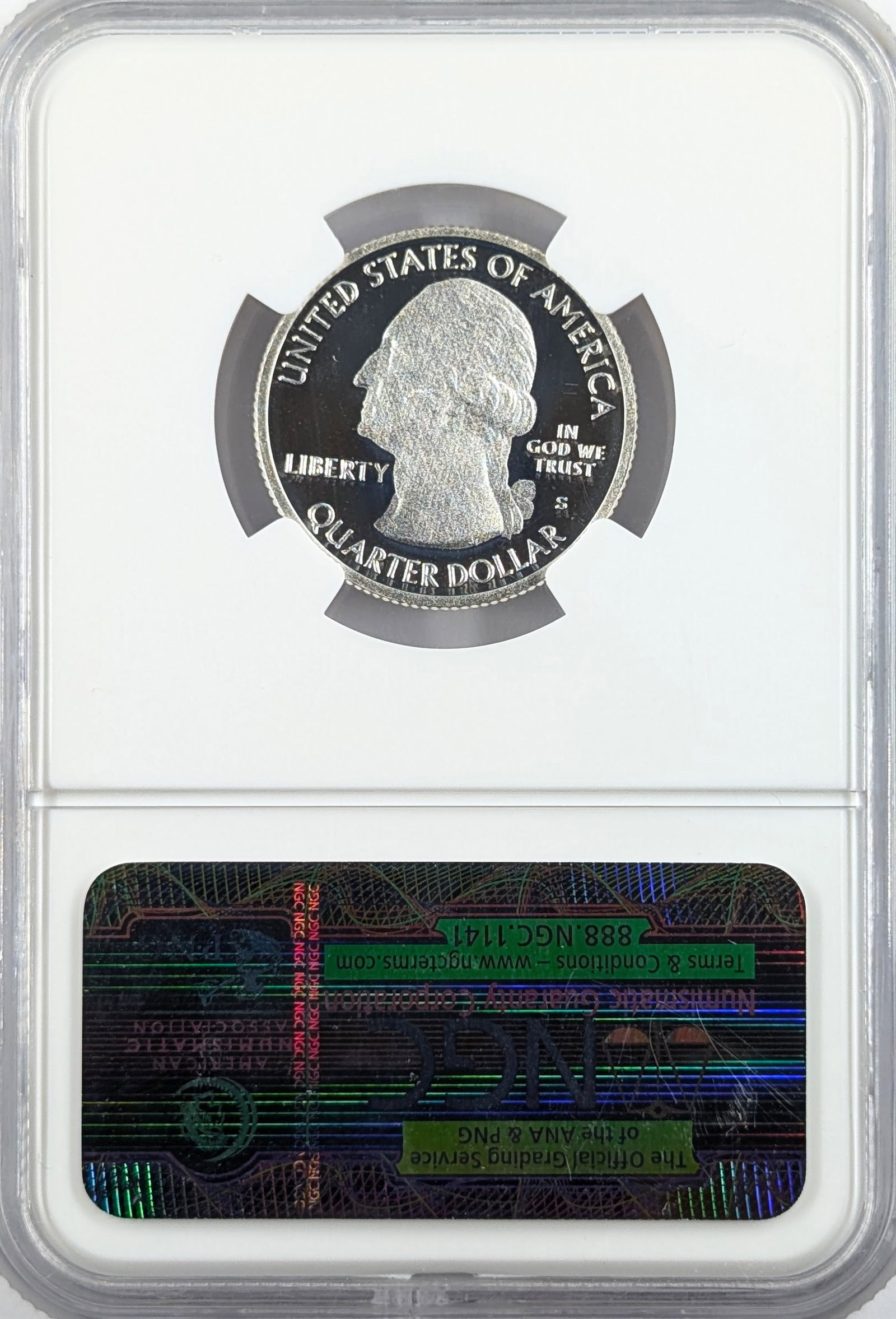 NGC 2010-S PF69 Ultra Cameo Silver America the Beautiful Quarter - Grand Canyon - 2