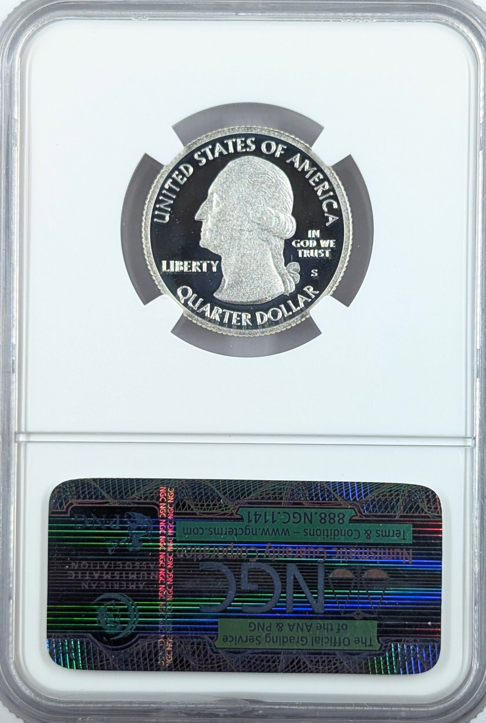 NGC 2012-S PF69 Ultra Cameo Silver America the Beautiful Quarter - Chaco - 2
