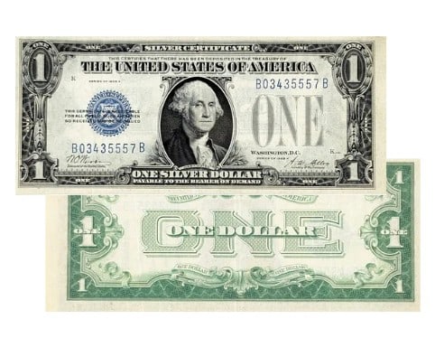 Funnyback 1928-A $1 Note - Silver Certificate: Great Condition