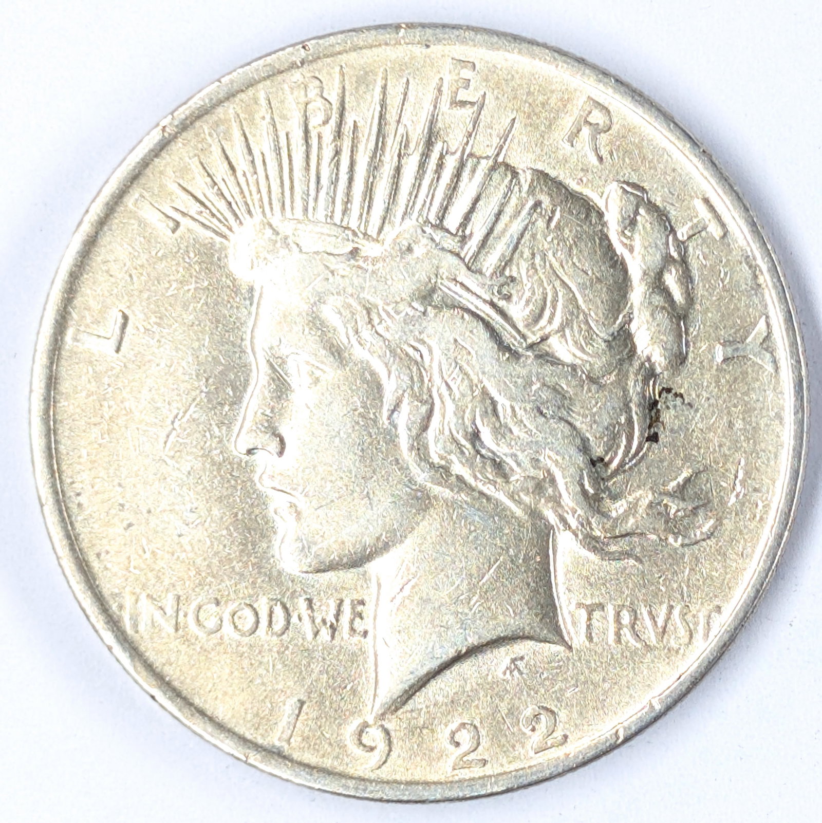 1922 Silver Peace Dollar (1 of 2)