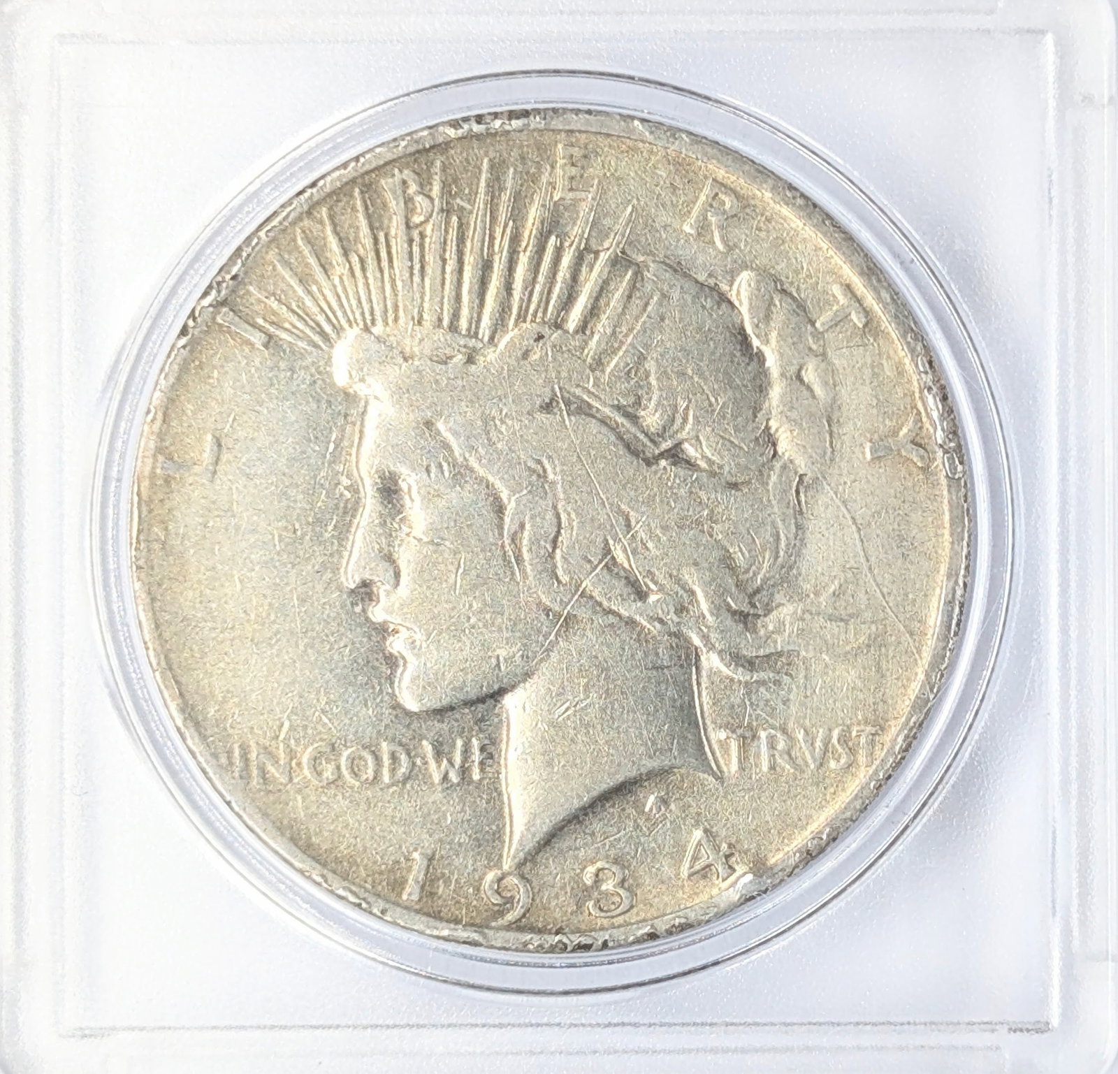1934-D Silver Peace Dollar: Silver