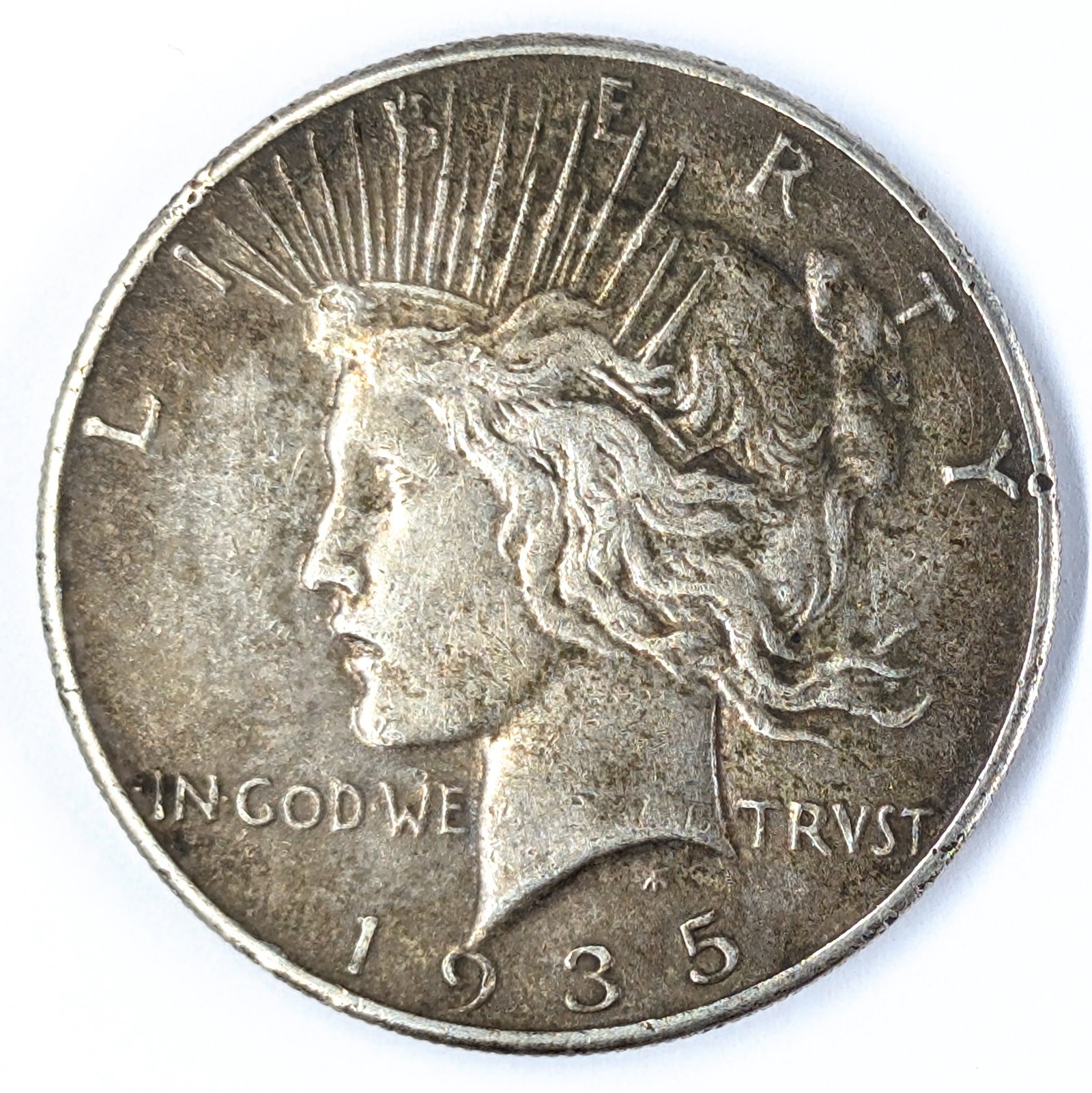 1935 Silver Peace Dollar: Silver