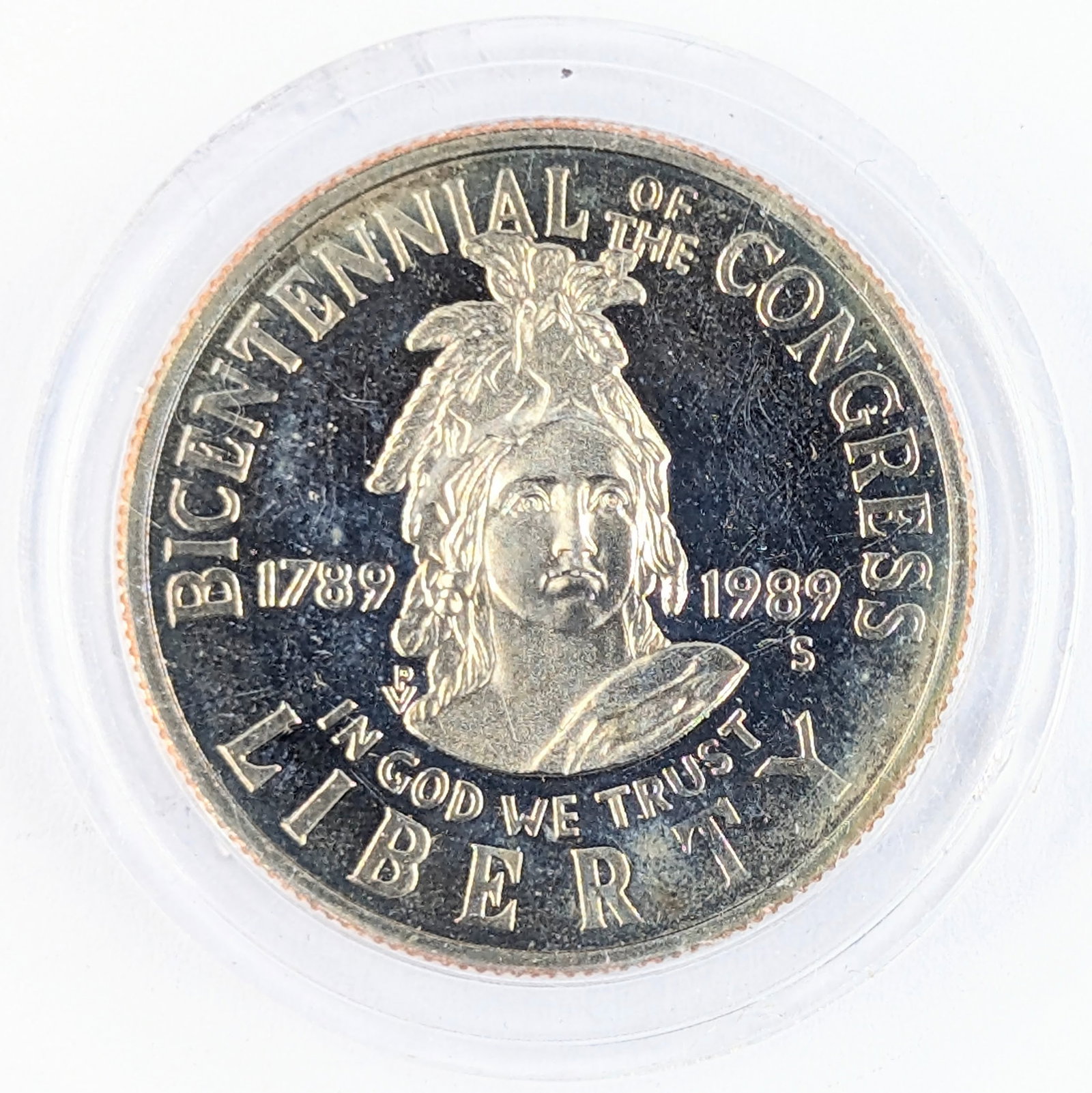 1989-S Bicentennial of the Congress Half Dollar - Proof: Coin