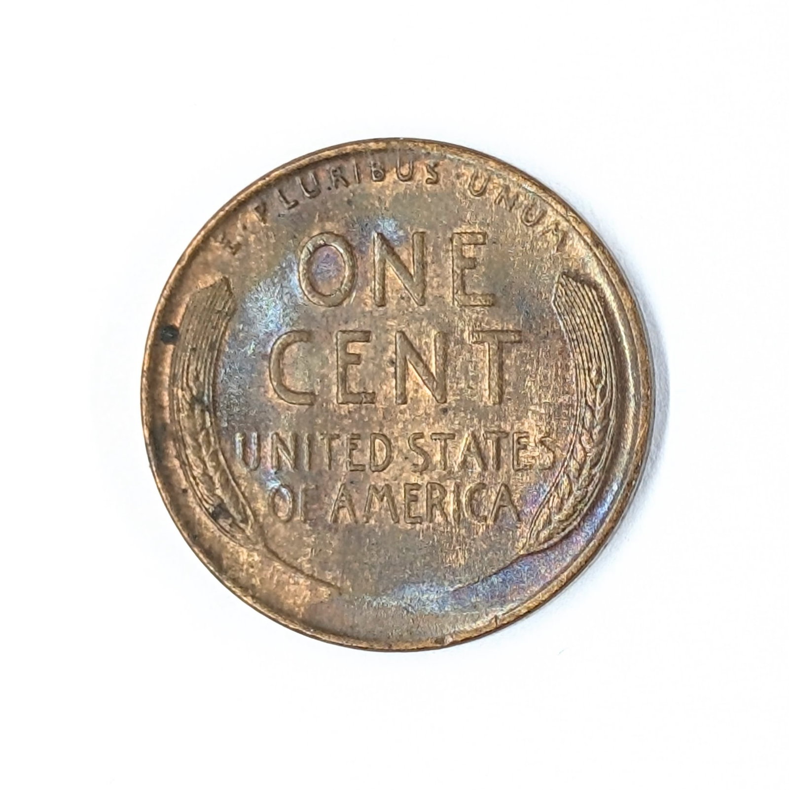 1931 Wheat Cent - Toned - 2