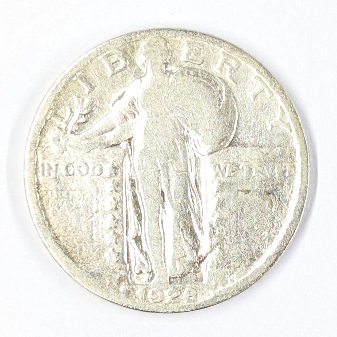 1928 Silver Standing Liberty Quarter: Silver