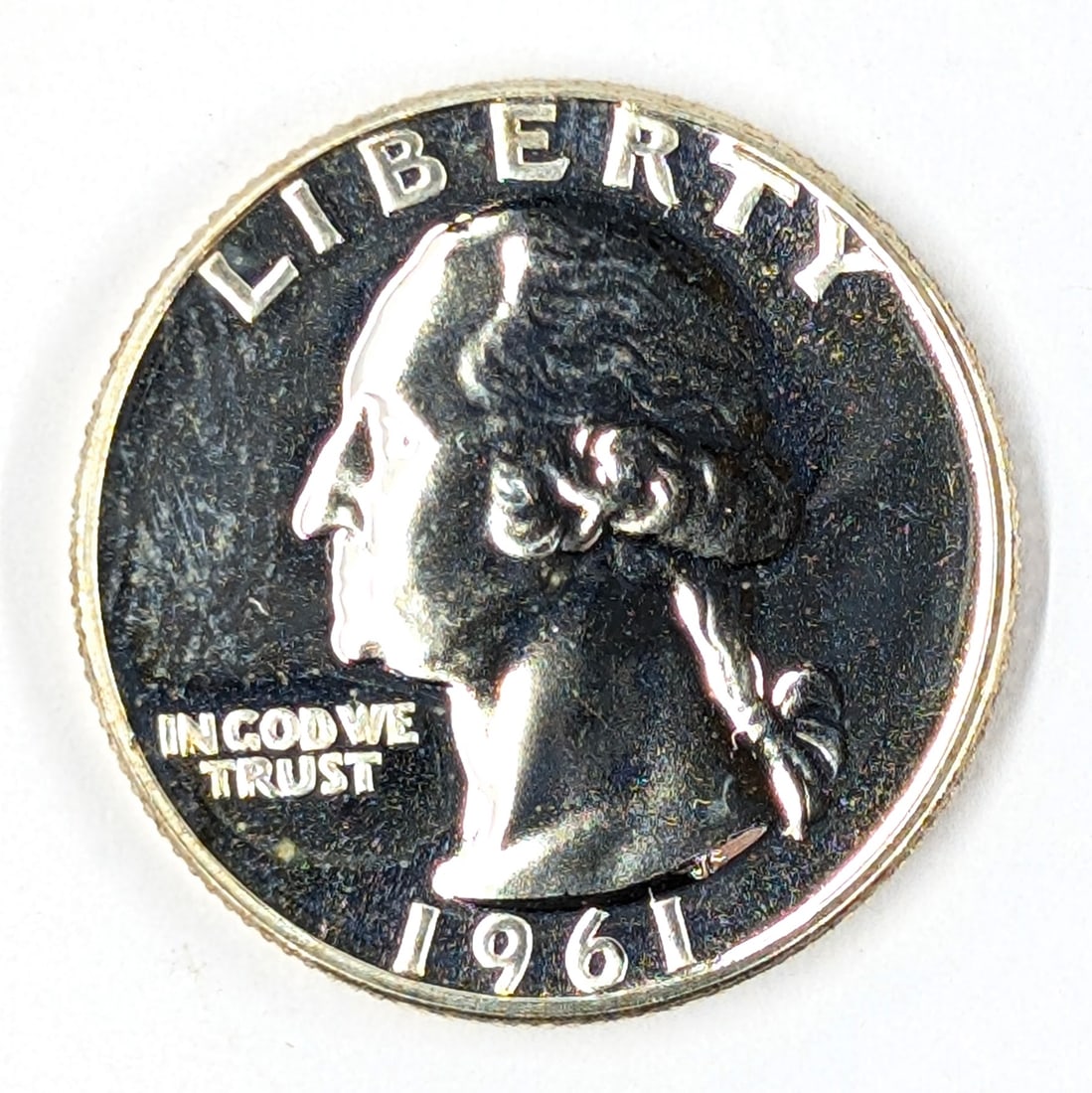 1961 Silver Washington Quarter - Proof: Silver