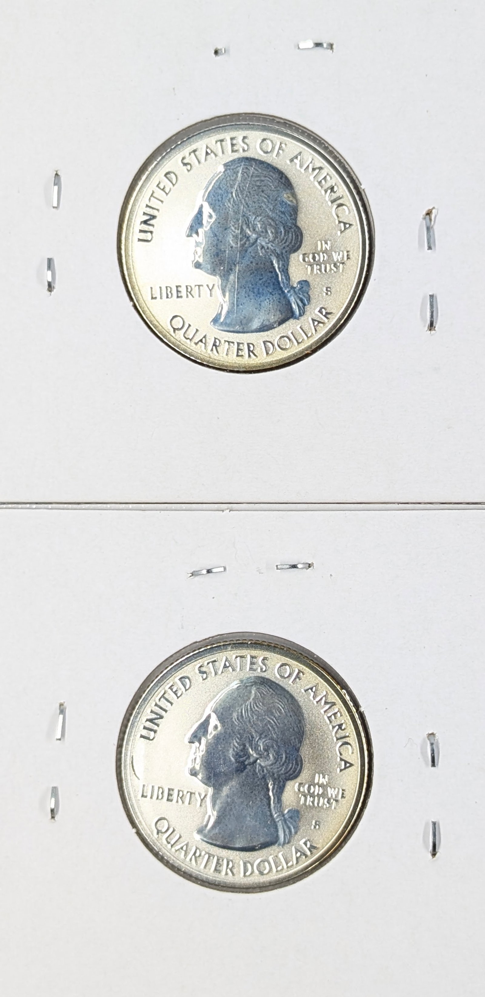 Lot of 2 2018-S Silver America the Beautiful Quarters - Proofs - 2