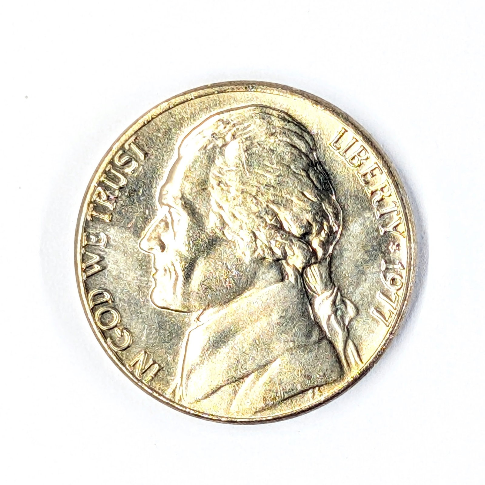 1977 Jefferson Nickel - Uncirculated: Coin