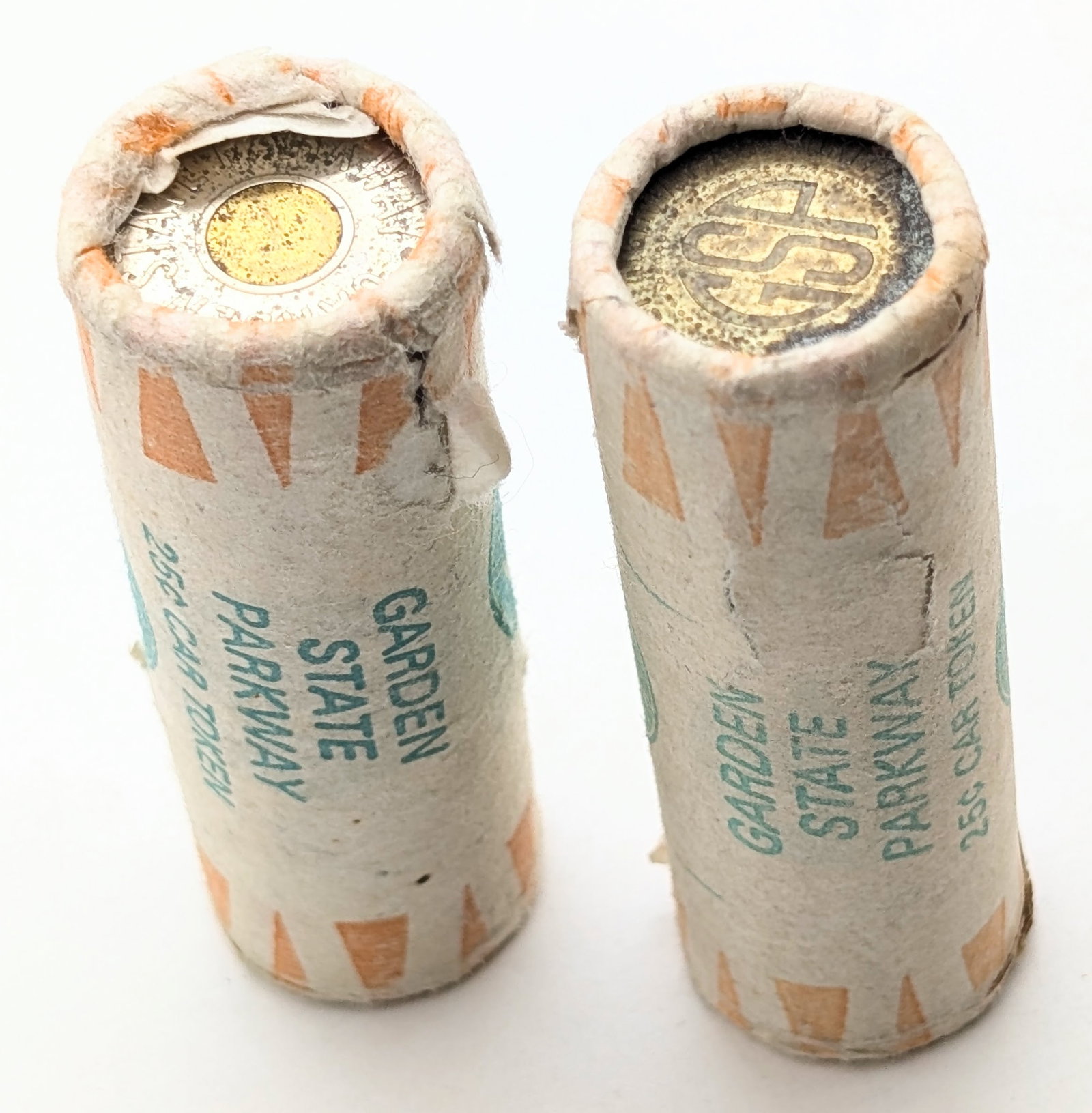 Lot of 2 Rolls of Garden State Parkway Tokens: Tokens
