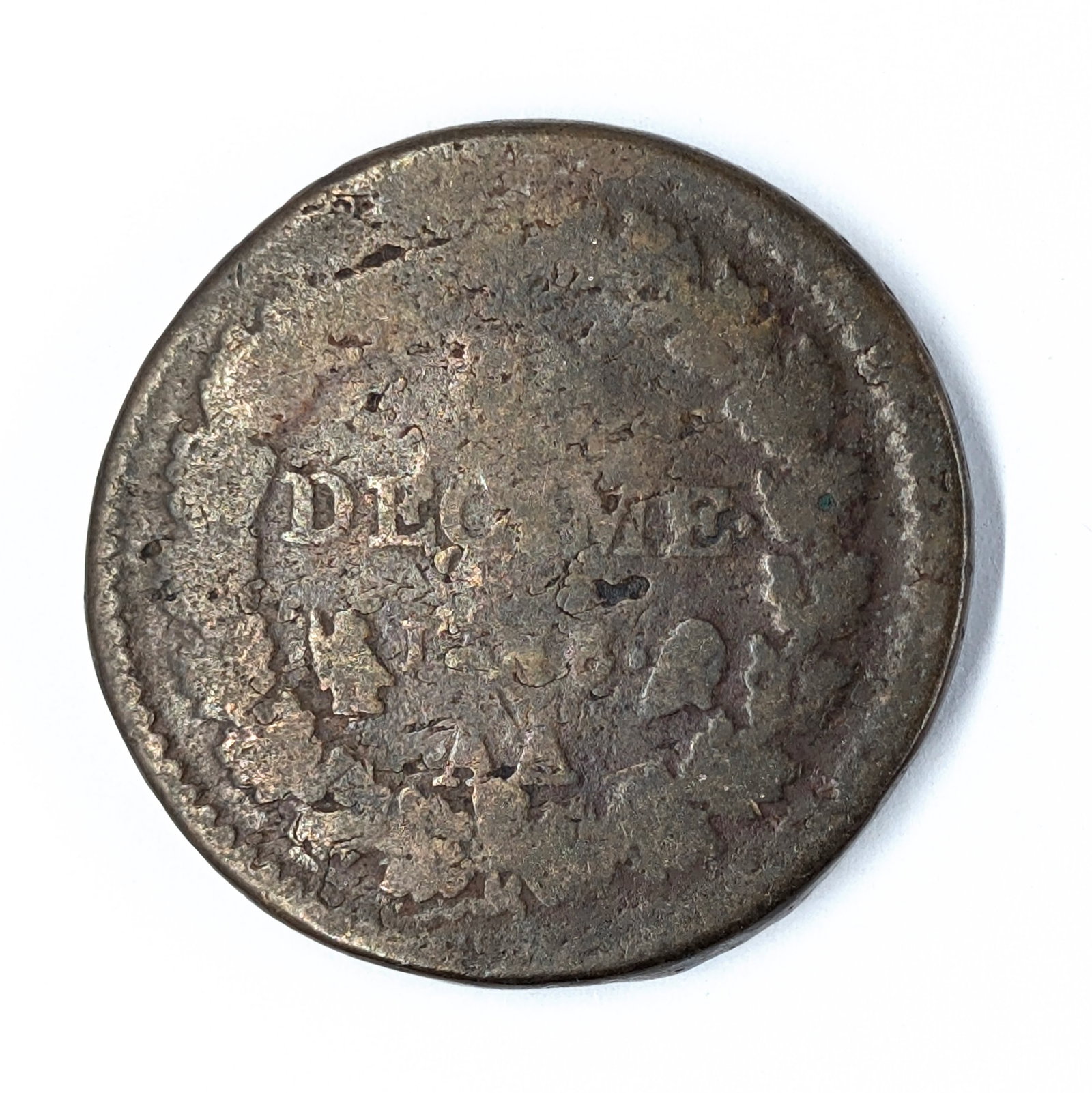 French 1 Decime: Coin
