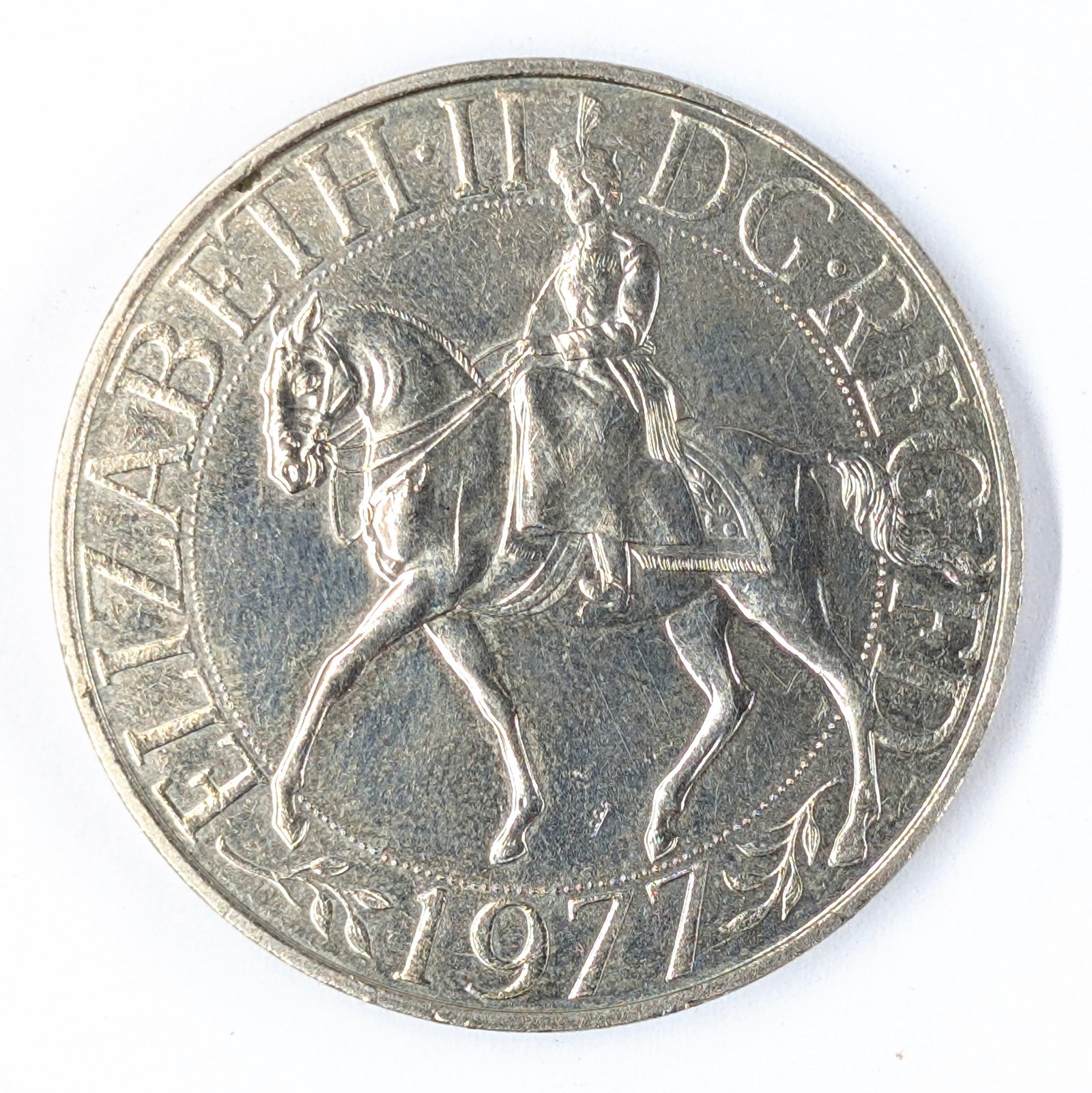 1977 United Kingdom 25 New Pence - Elizabeth II Silver Jubilee: Coin