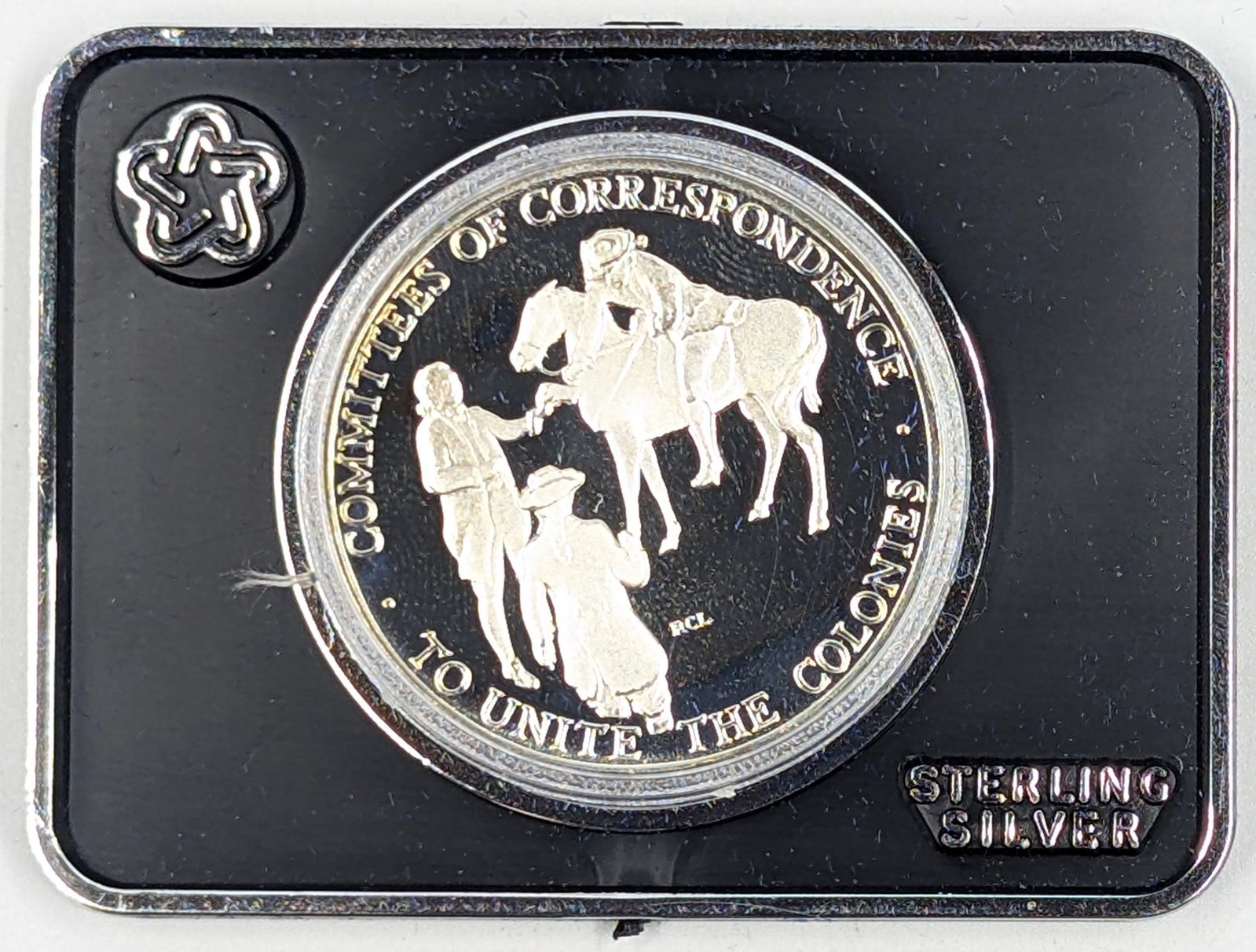Sterling Silver 1973 American Revolution Bicentennial Medal - 30.8 g - 2