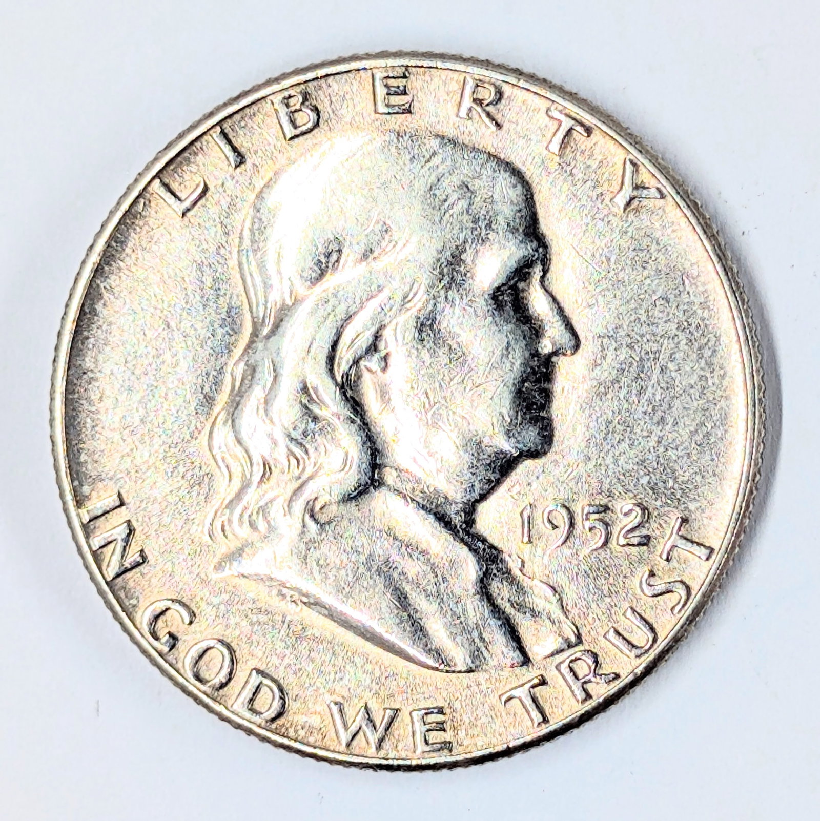 1952 Silver Franklin Half Dollar - Uncirculated (1 of 2)