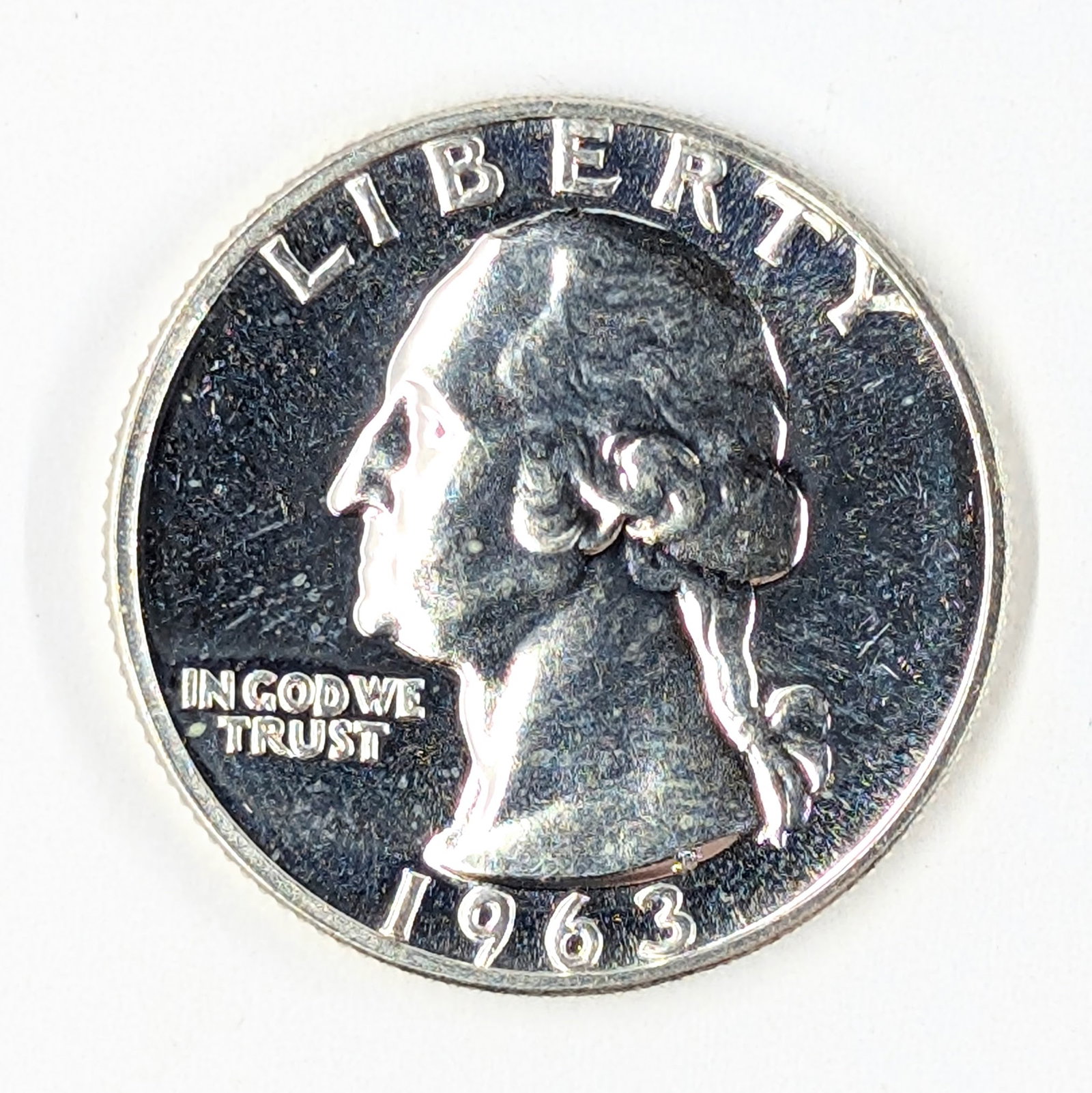 1963 Silver Washington Quarter - Proof (1 of 2)