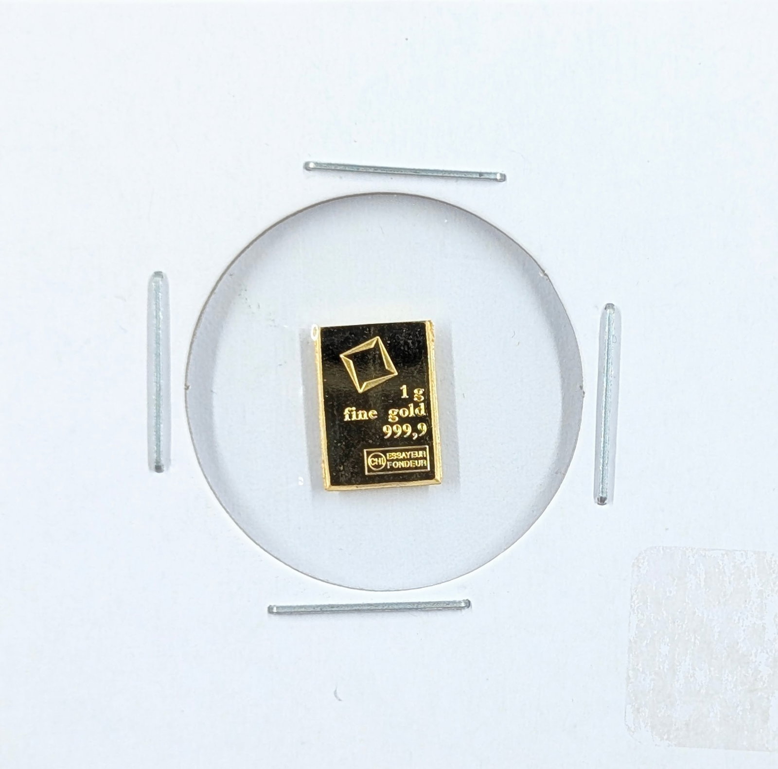 1 Gram Fine .999 Gold - Valcambi: Gold