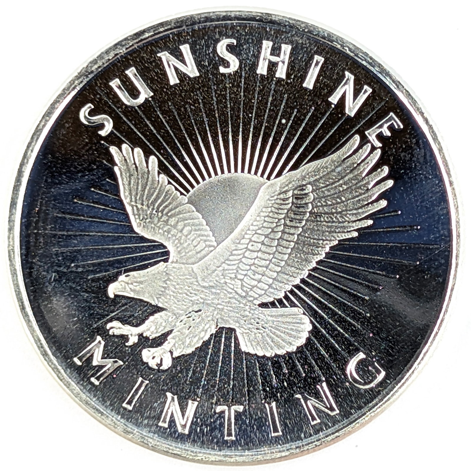 1 Ounce Fine .999 Silver Round - Sunshine Minting: Silver
