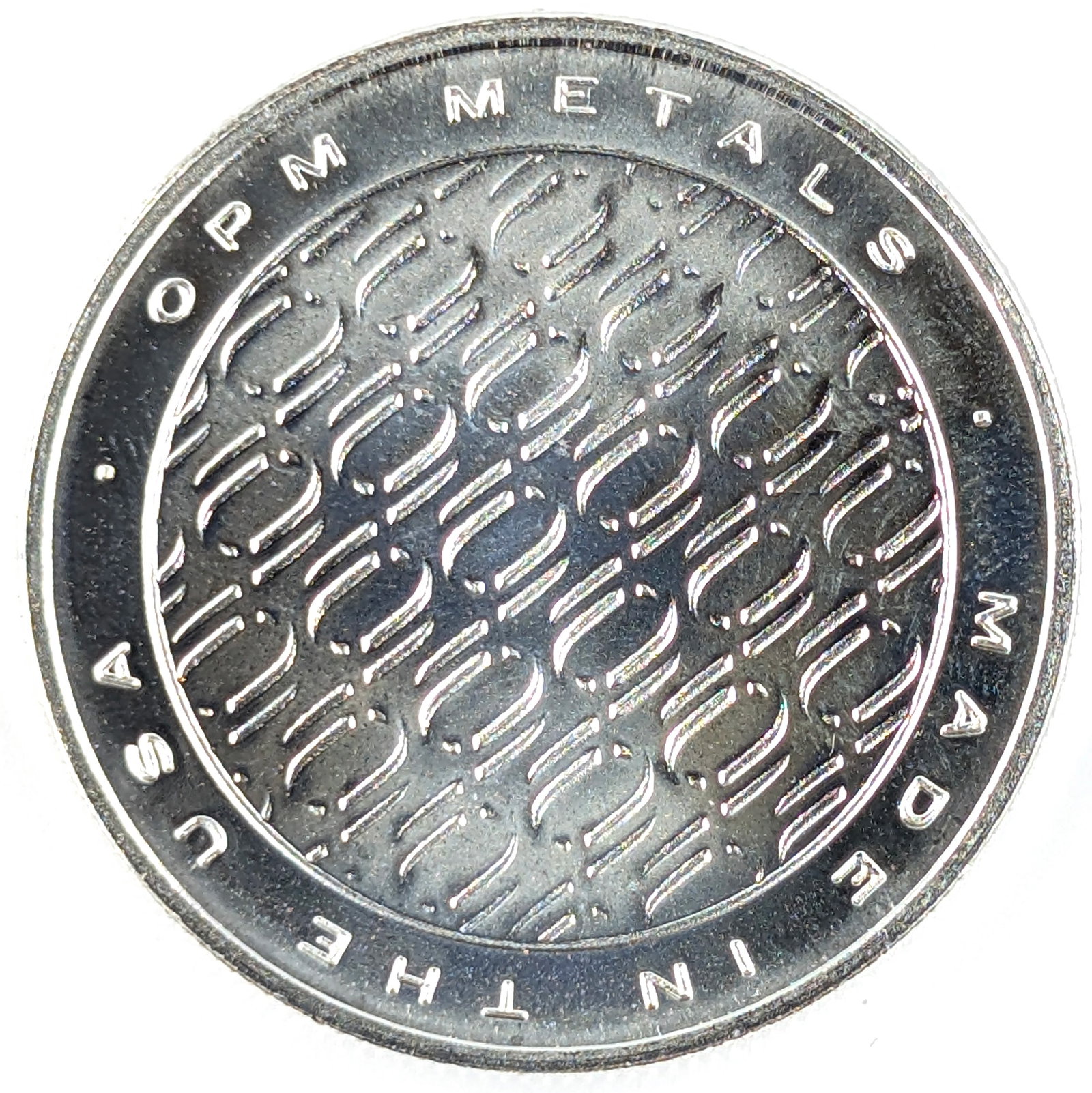 1 Ounce Fine .999 Silver Round - OPM: Silver