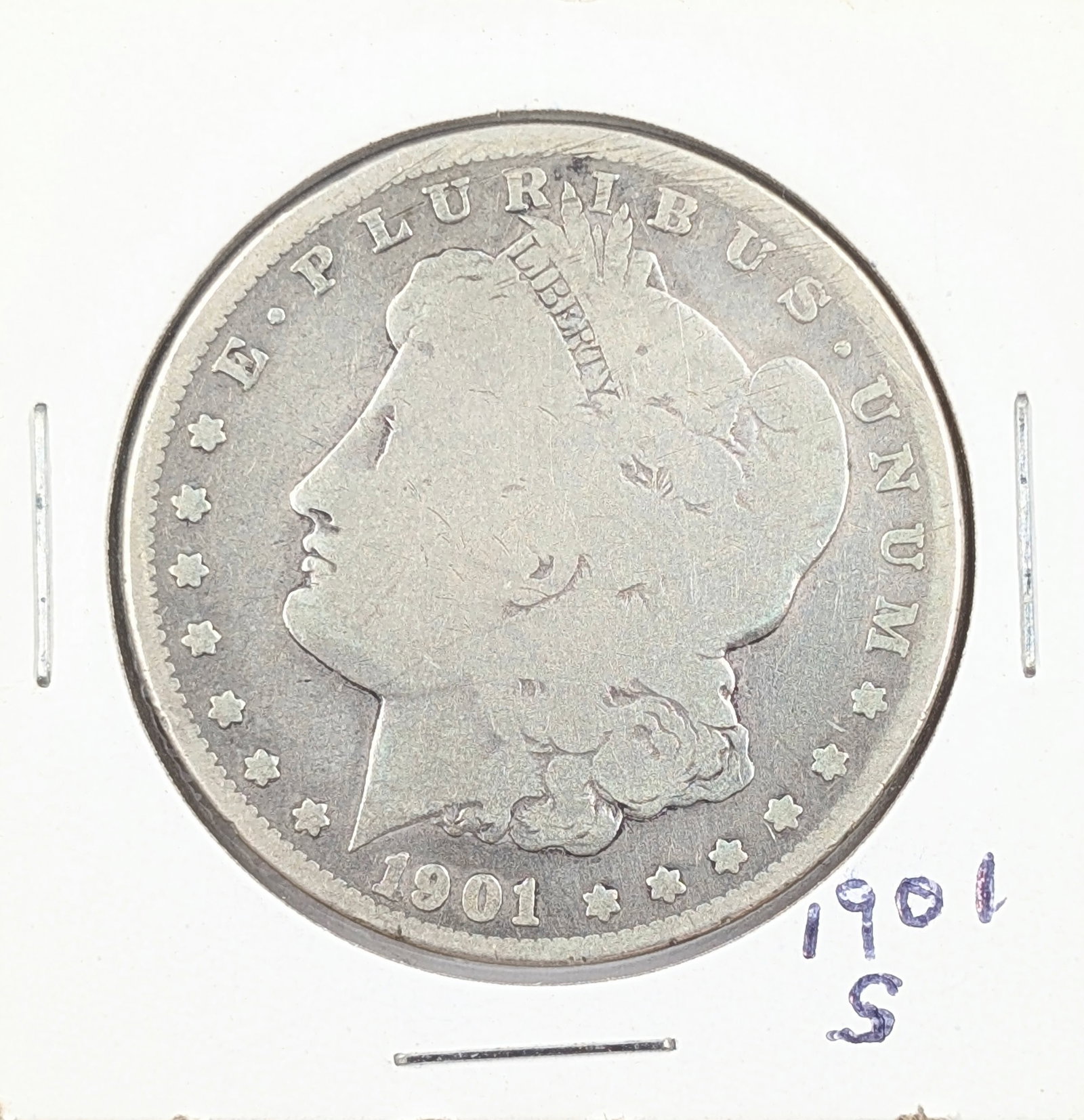 FEATURE 1901-S Morgan Silver Dollar - Semi-key Date: FEATURE