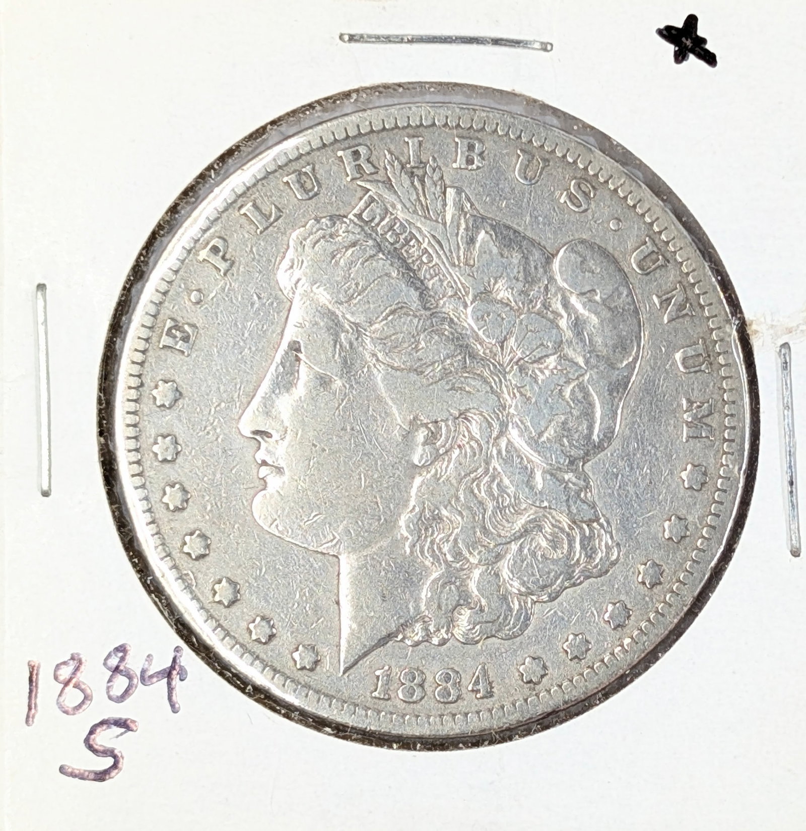 1884-S Morgan Silver Dollar (1 of 2)