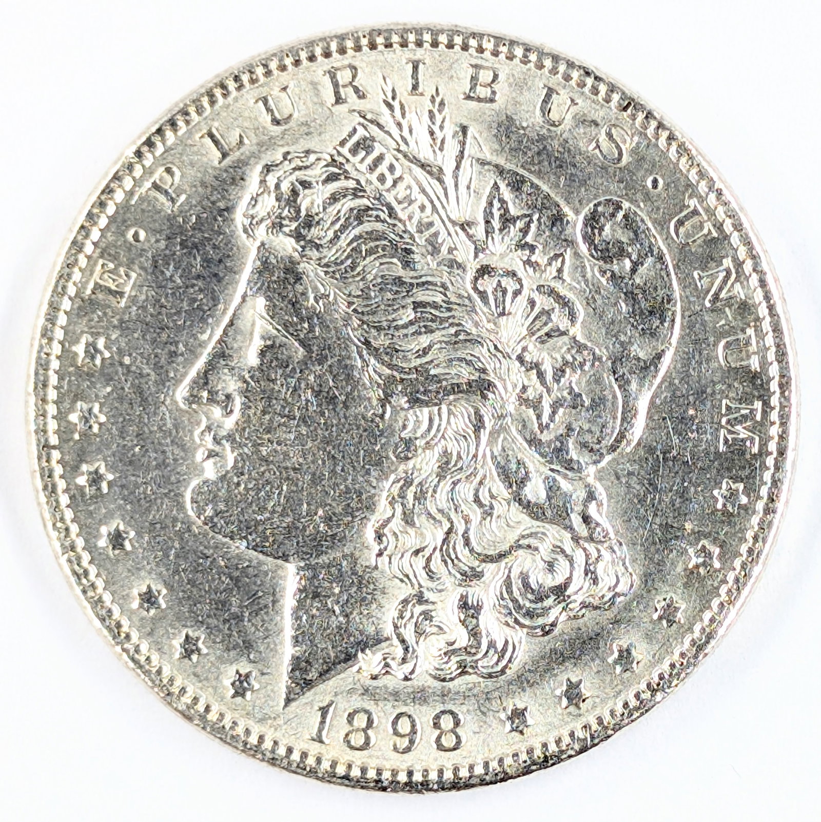 1898 Morgan Silver Dollar: Silver