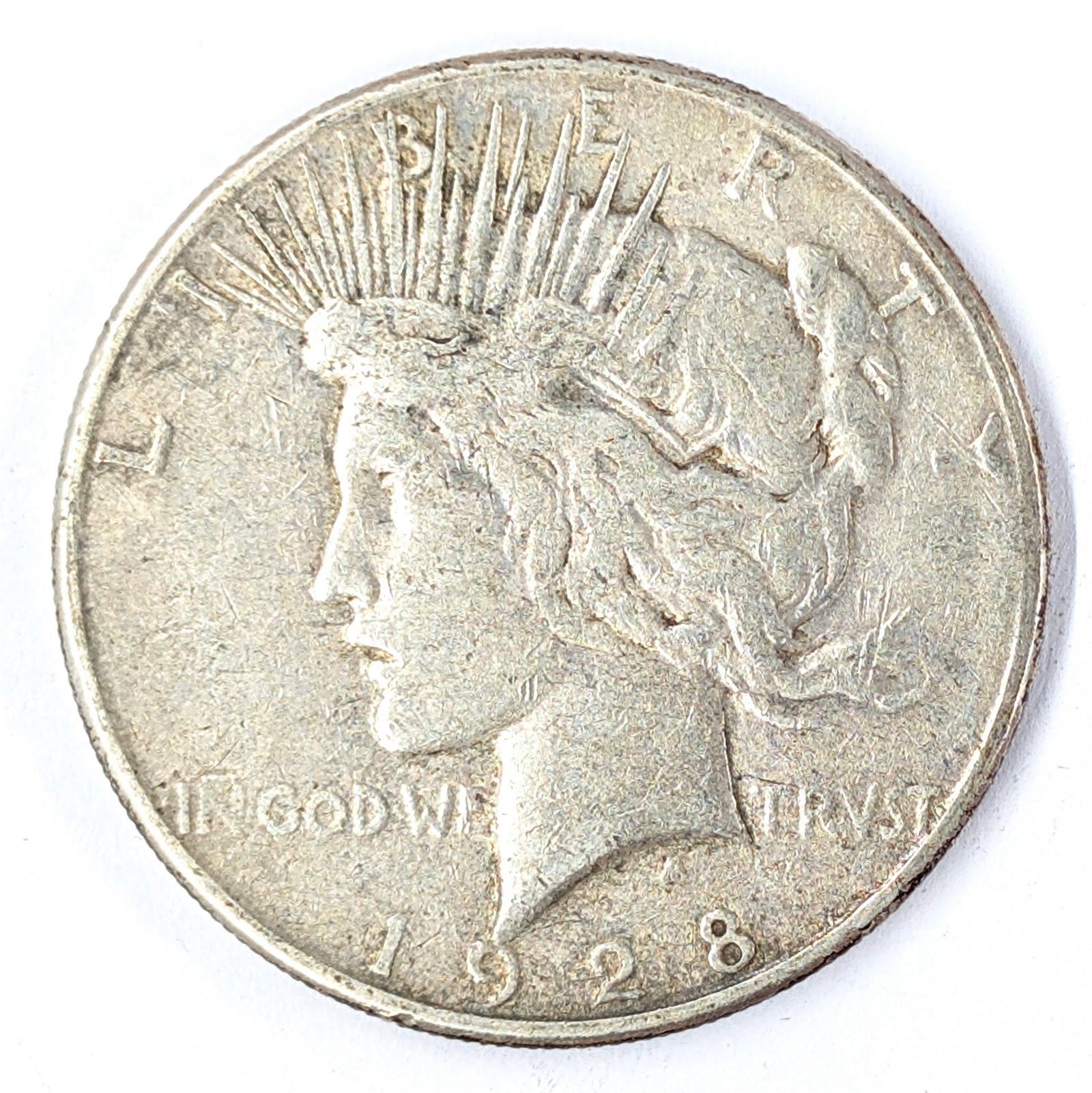 1928-S Silver Peace Dollar: Silver