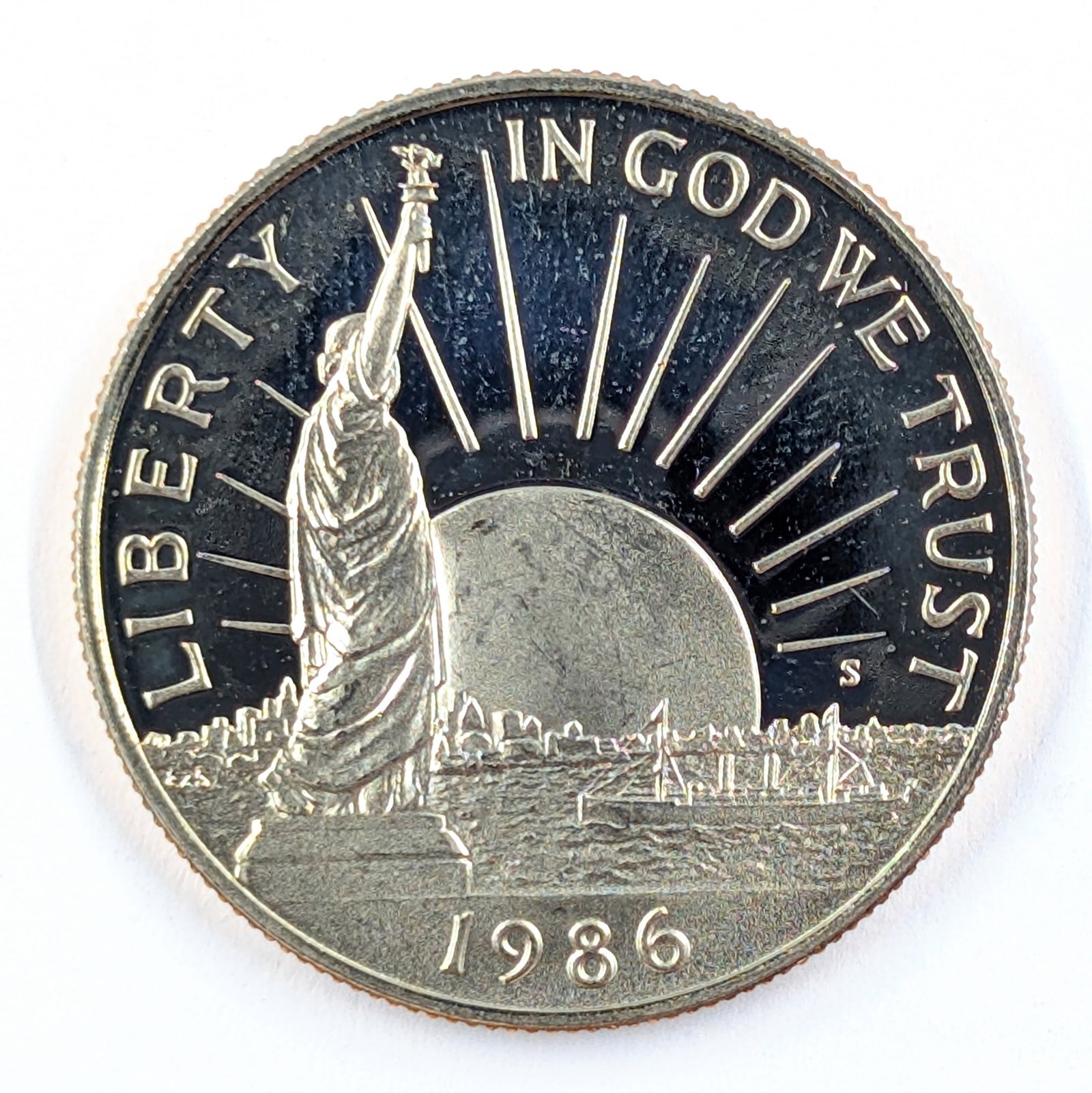 1986 Statue of Liberty Half Dollar - Proof: Coin