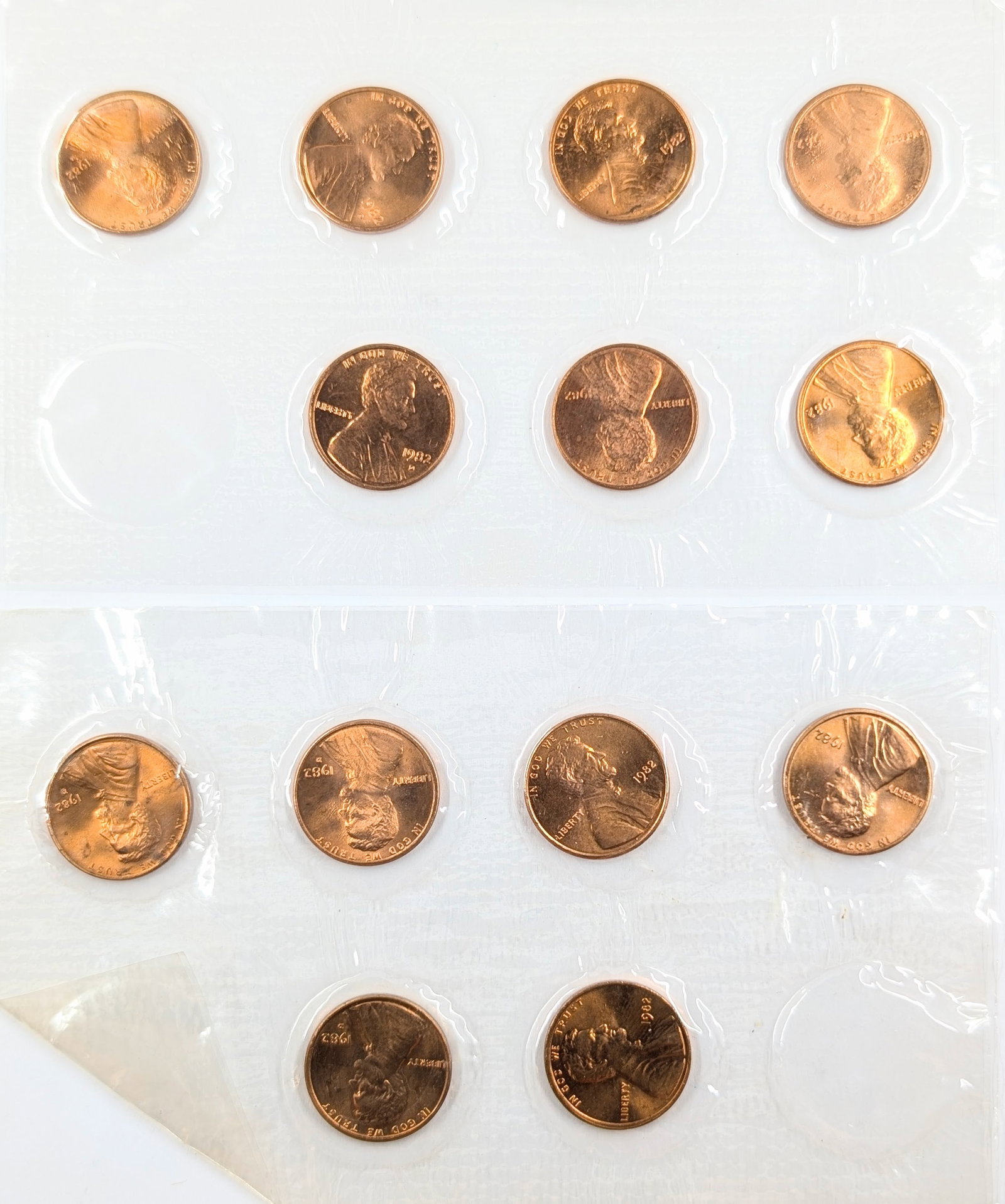 1982 Lincoln Cent Set w/ 7 Varieties!: Coin