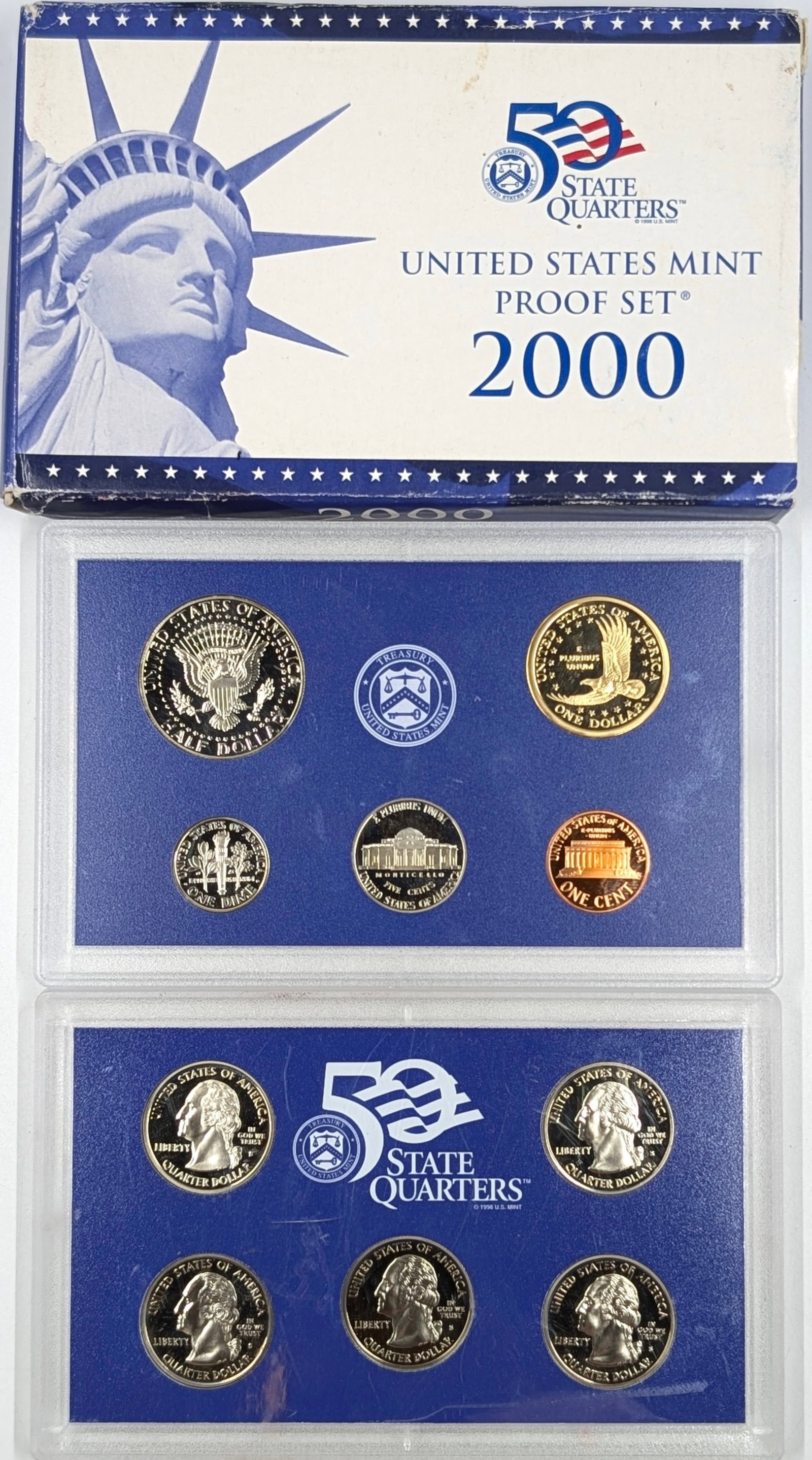 2000 US Mint Proof Set - 2