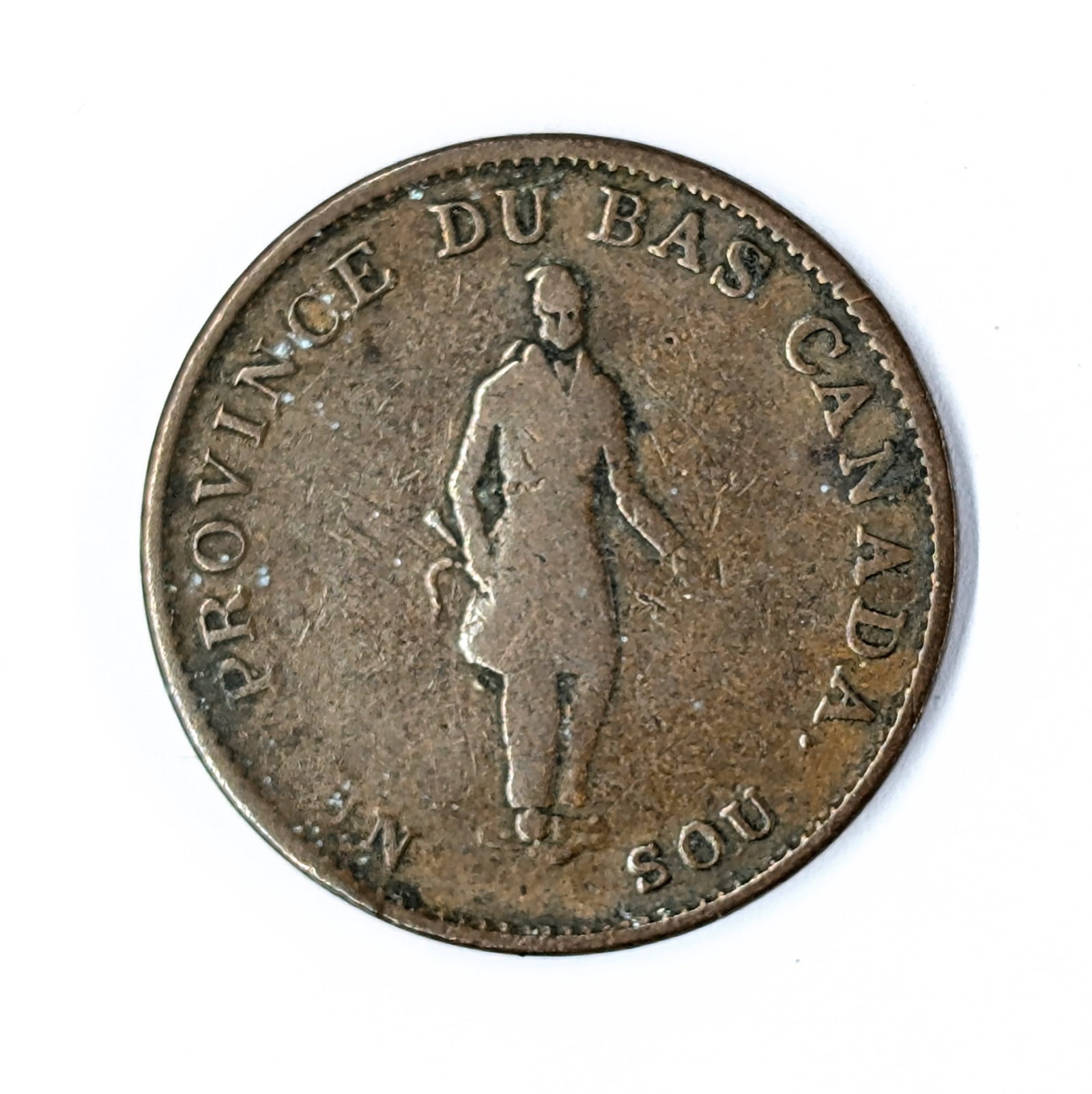 1837 Canadian Half Penny (1 of 2)