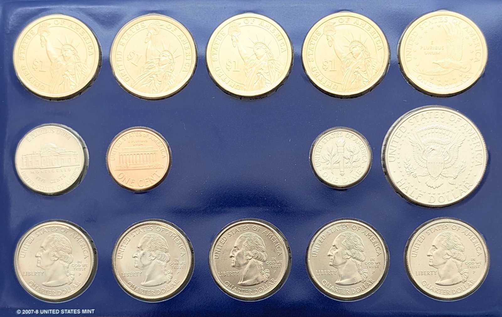 2008-P US Mint Uncirculated Coin Set - 2