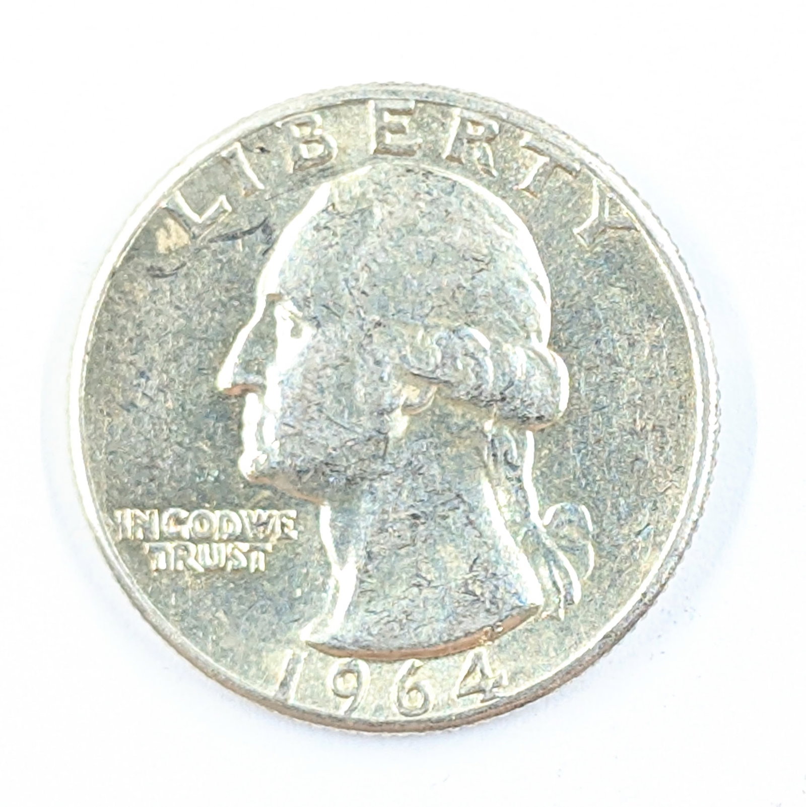 1964 Silver Washington Quarter - Uncirculated: Silver