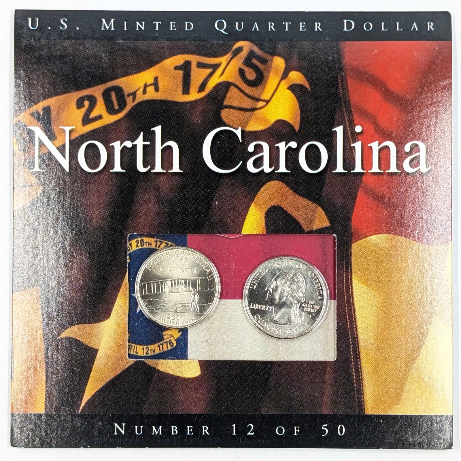 2001 P/D North Carolina State Quarter Set: Coin
