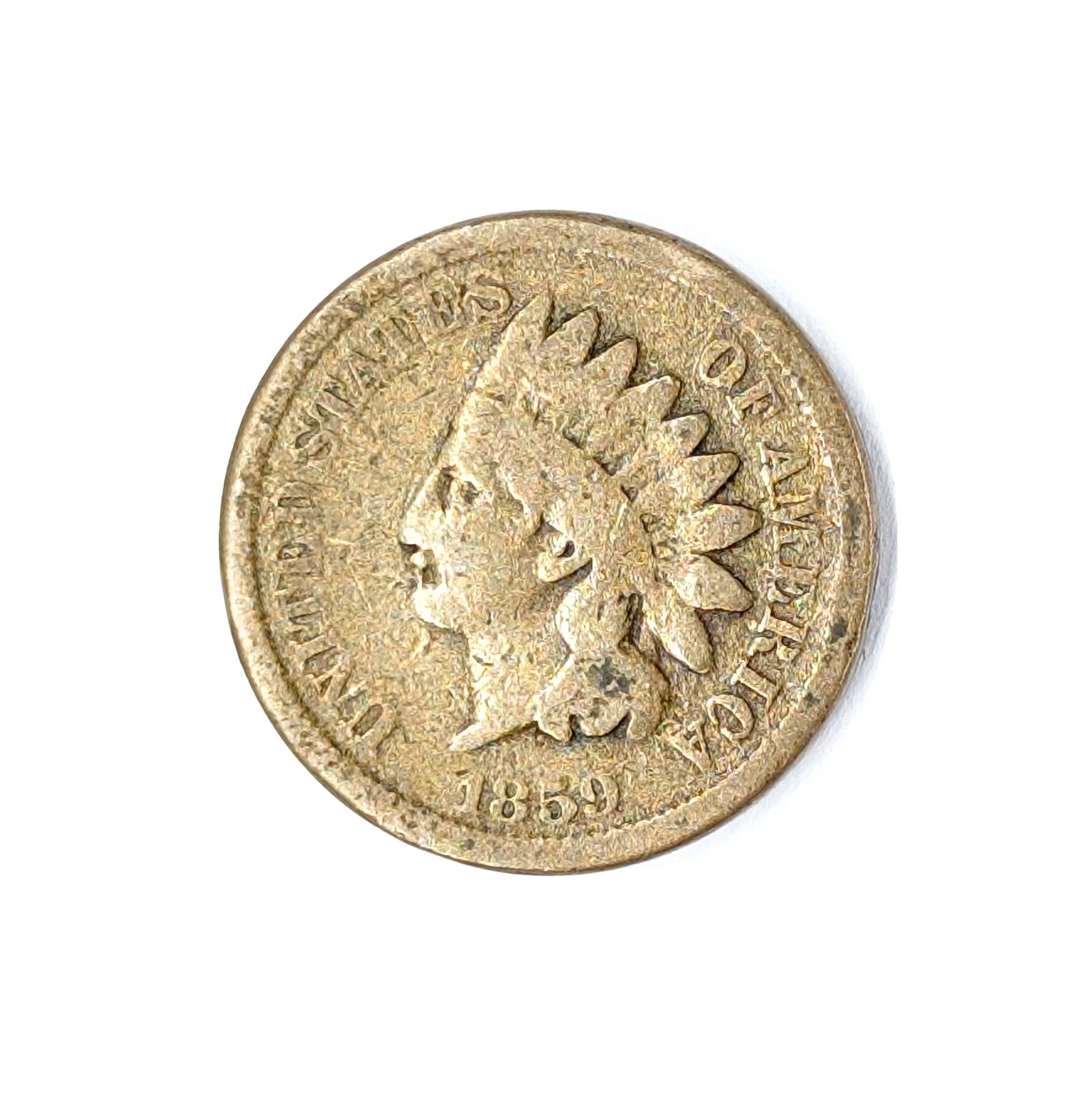 1859 Indian Head Cent - Semi-key Date (1 of 2)