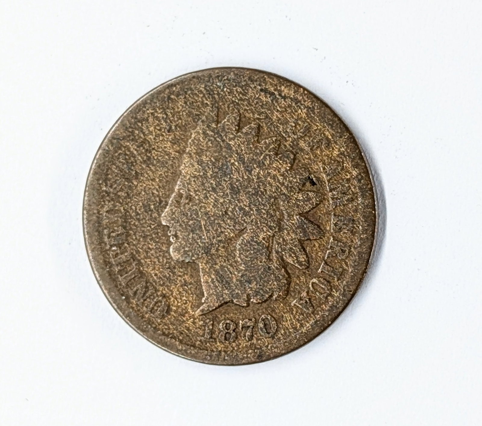 1870 Indian Head Cent- Semi Key Date: _