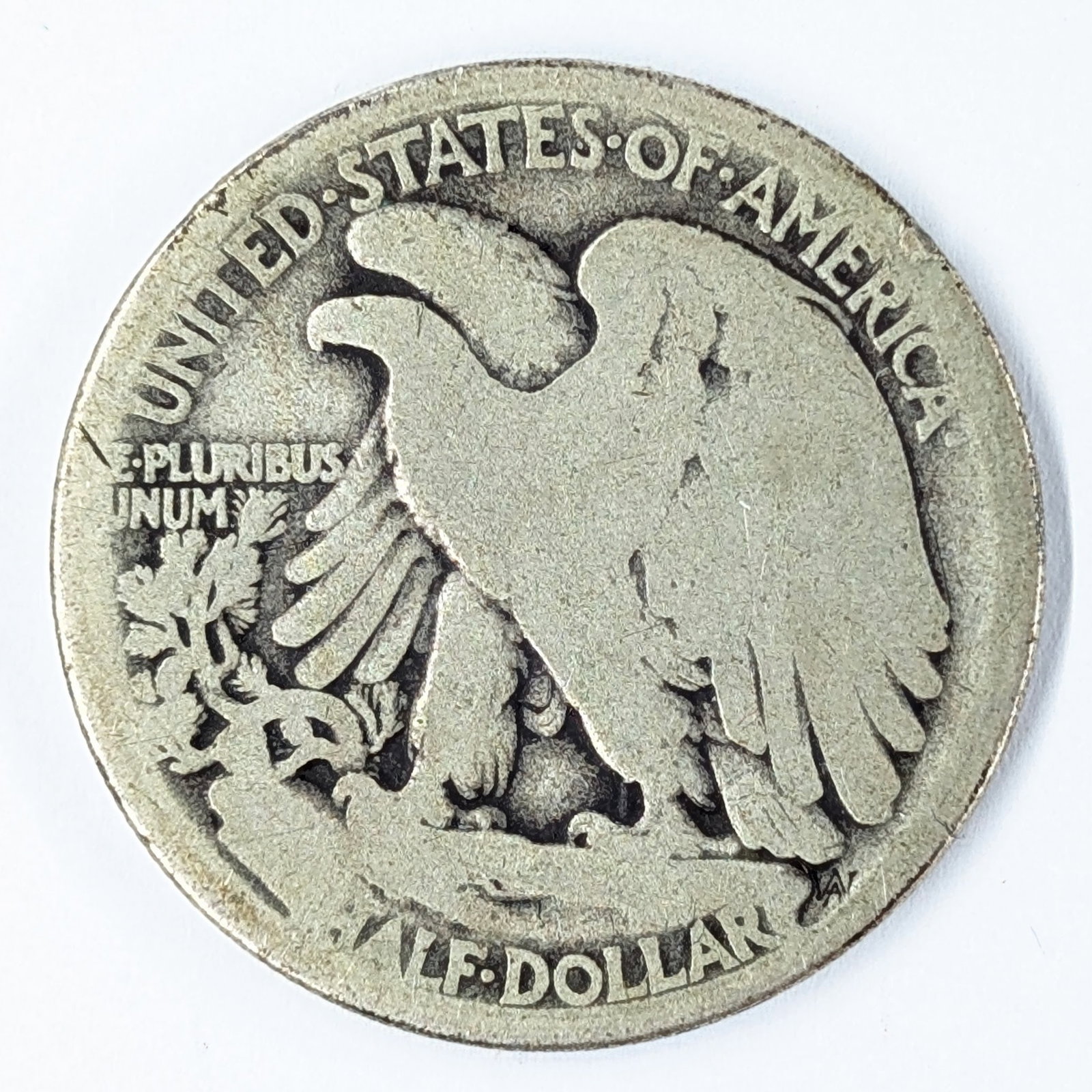 1917-S Silver Walking Liberty Half Dollar- Semi Key Date, Obverse "S" - 2
