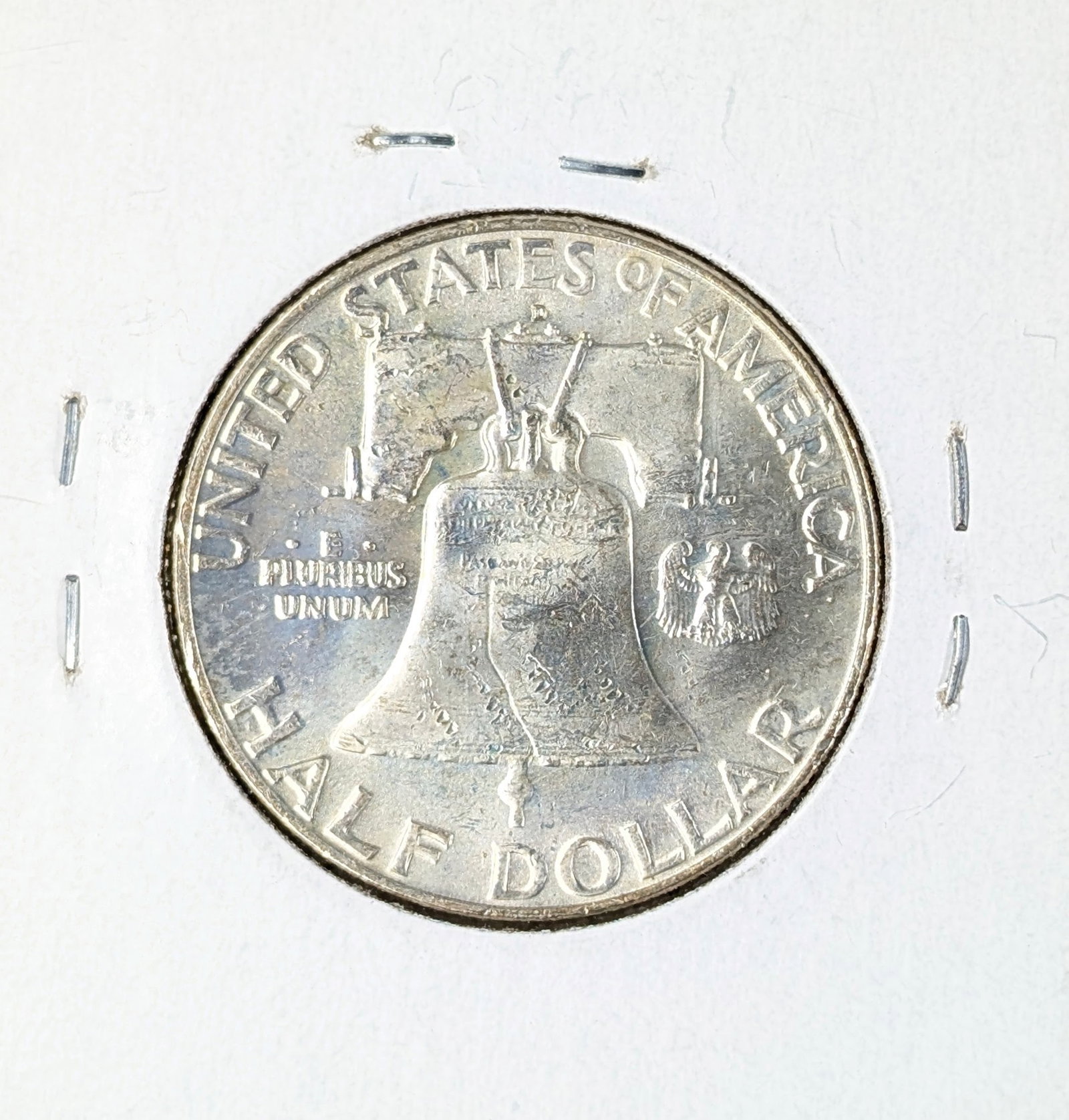 1957-D Silver Franklin Half Dollar- AU - 2