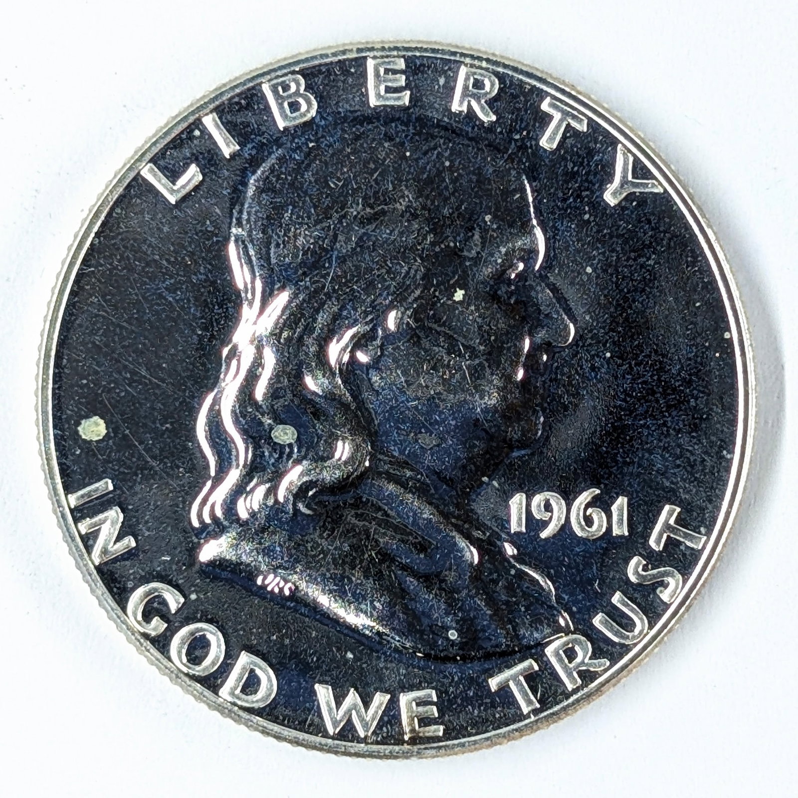 1961 Silver Franklin Half Dollar- Proof: _
