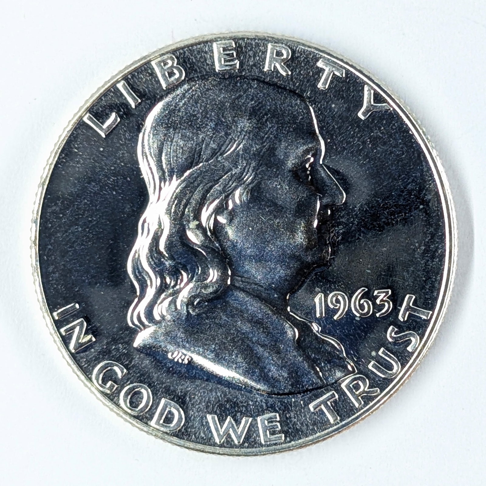 1963 Silver Franklin Half Dollar- Proof: _