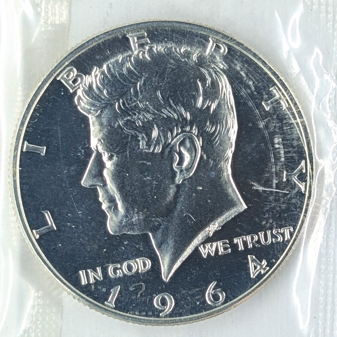 1964 Silver John F Kennedy Half Dollar- Uncirculated: _