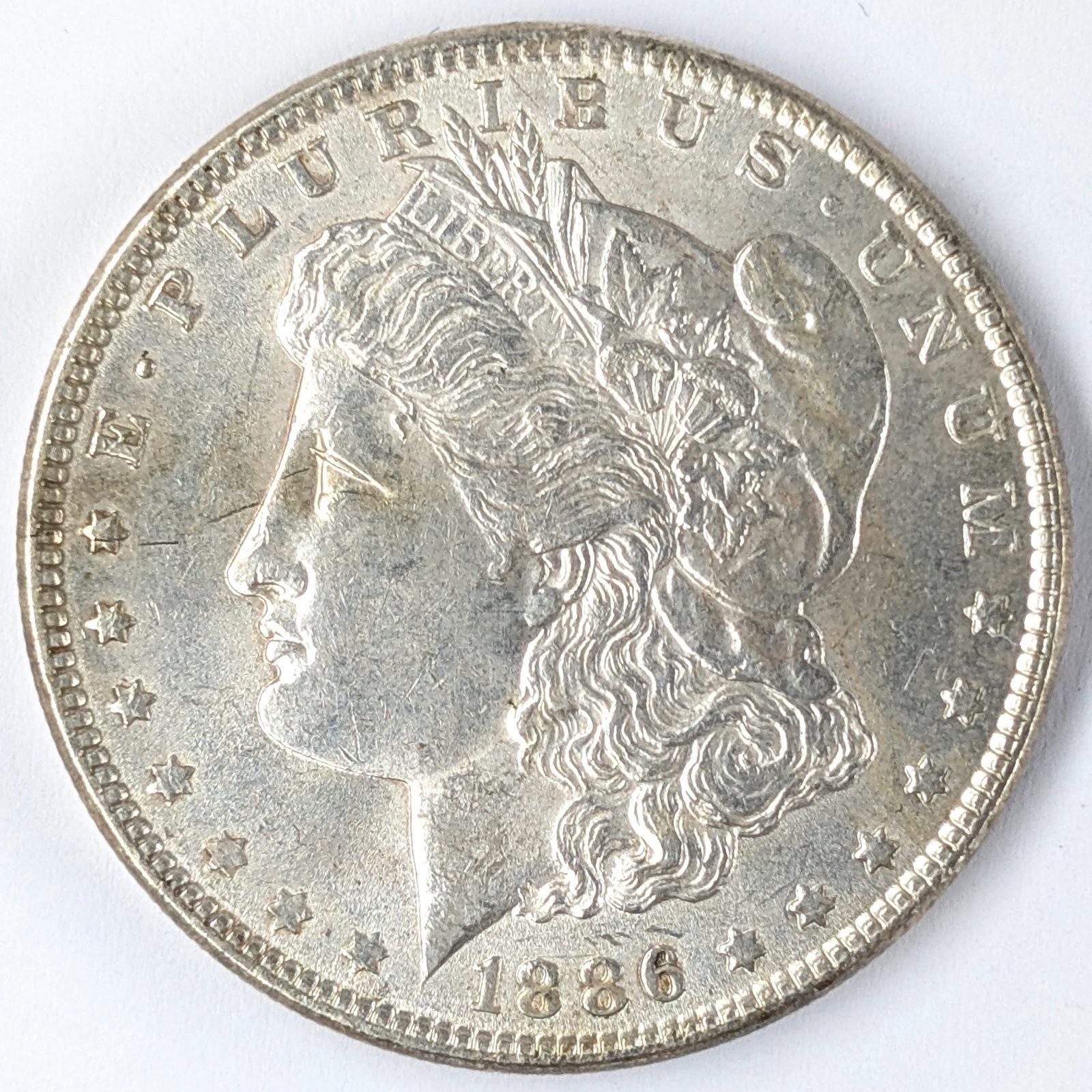 1886 Morgan Silver Dollar (1 of 2)