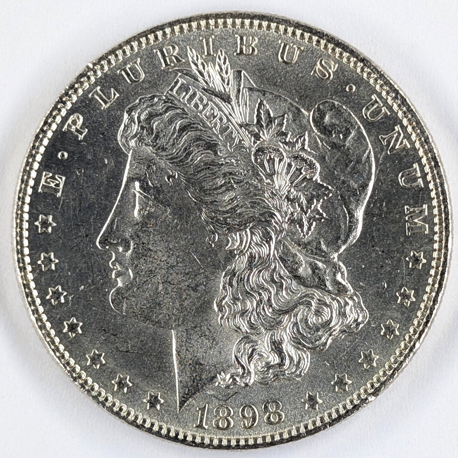 1898 Morgan Silver Dollar- Great Condition! (1 of 2)