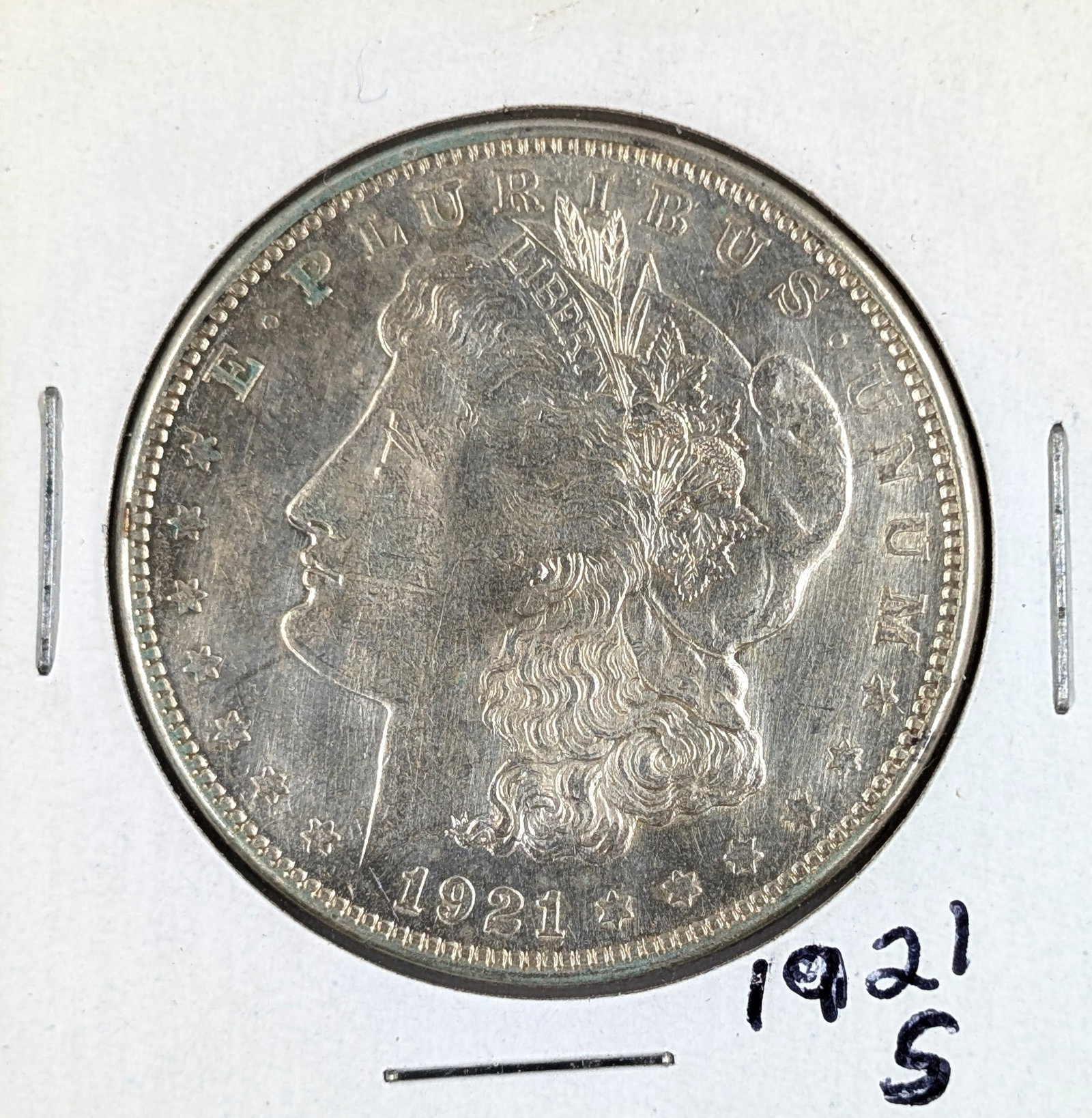 1921-S Morgan Silver Dollar: _