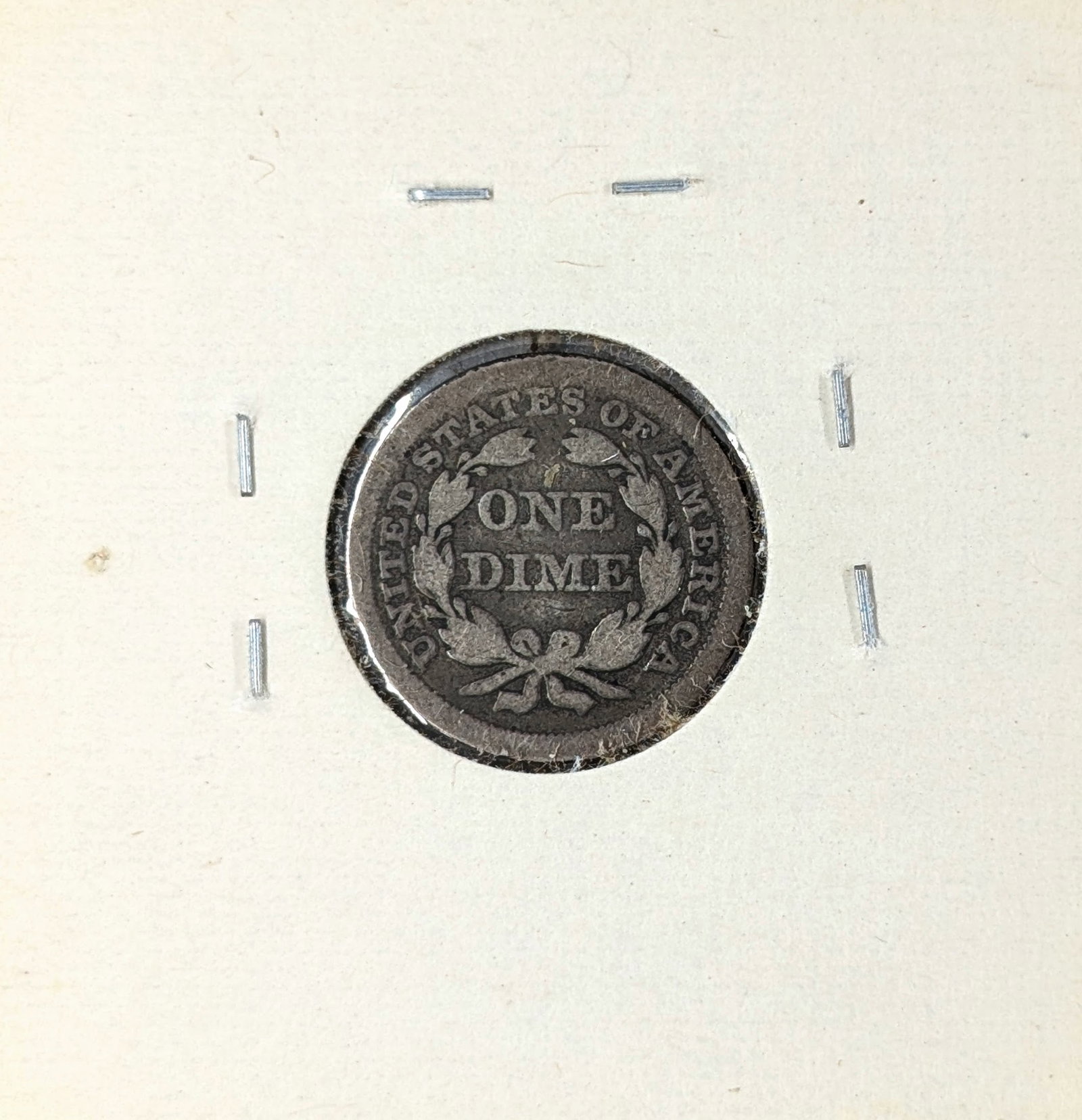 1856 Silver Seated Liberty Dime- Large Date - 2