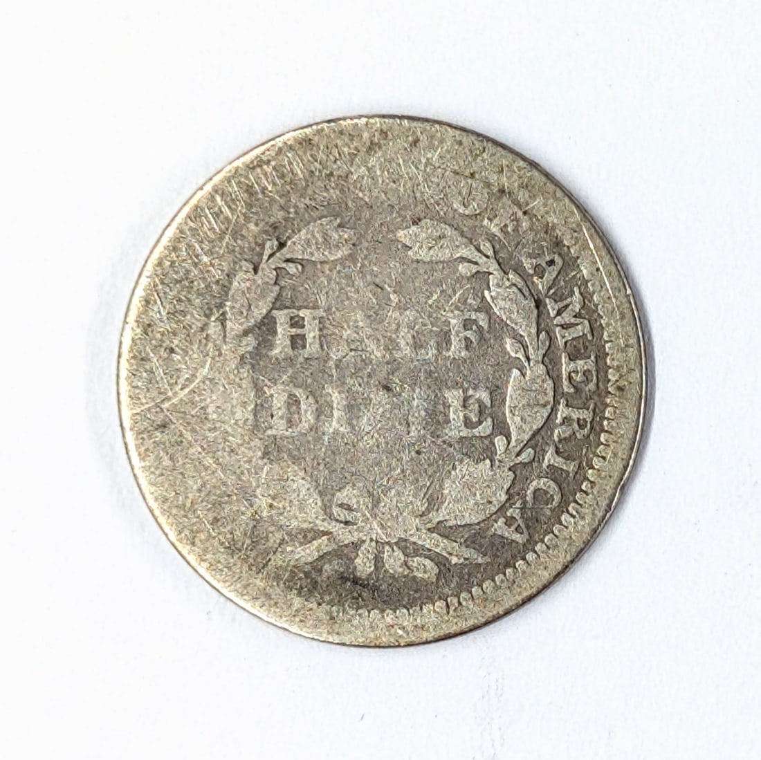 1857 Silver Half Dime - 2