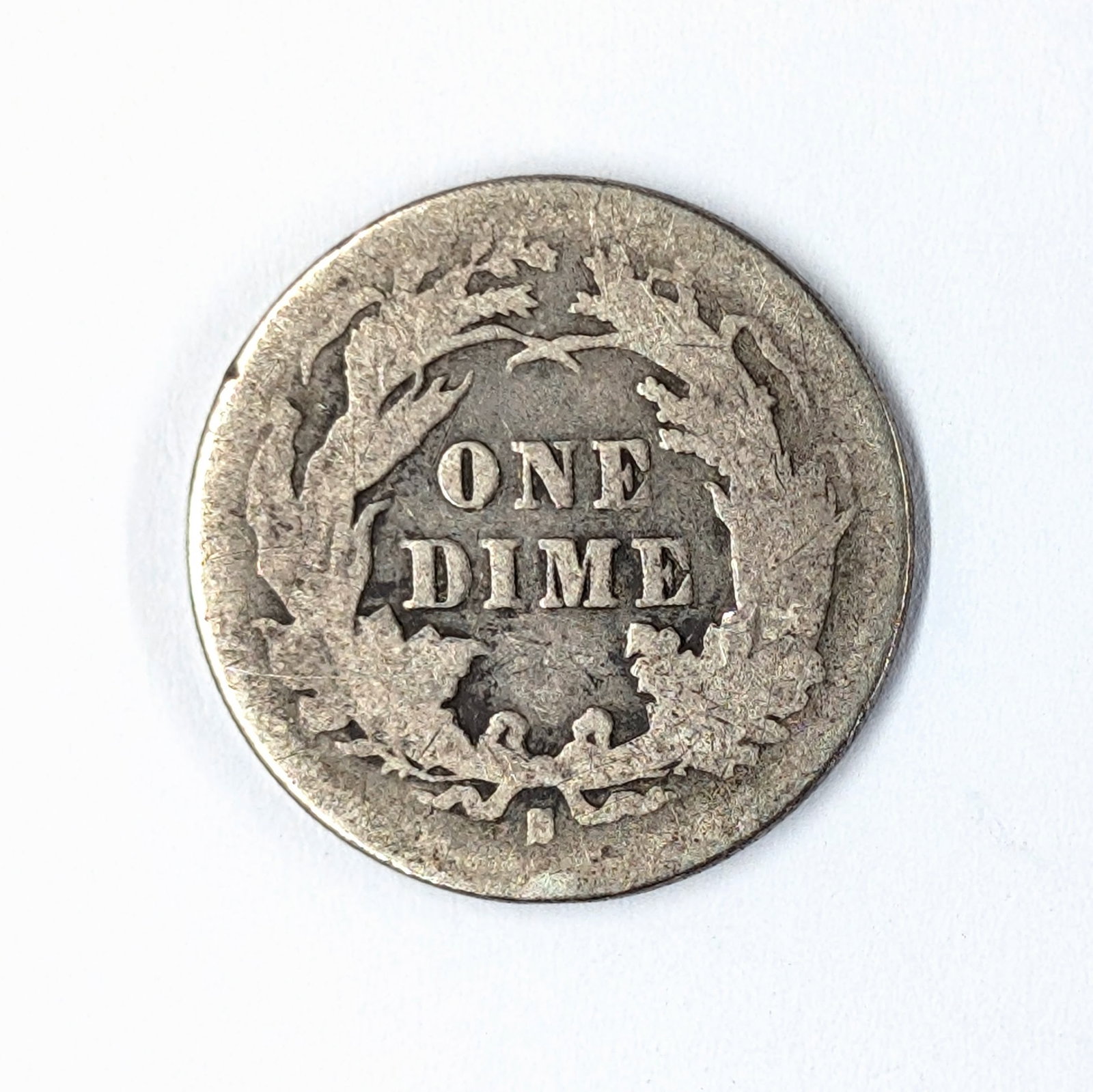 1877-S Silver Seated Liberty Dime - 2
