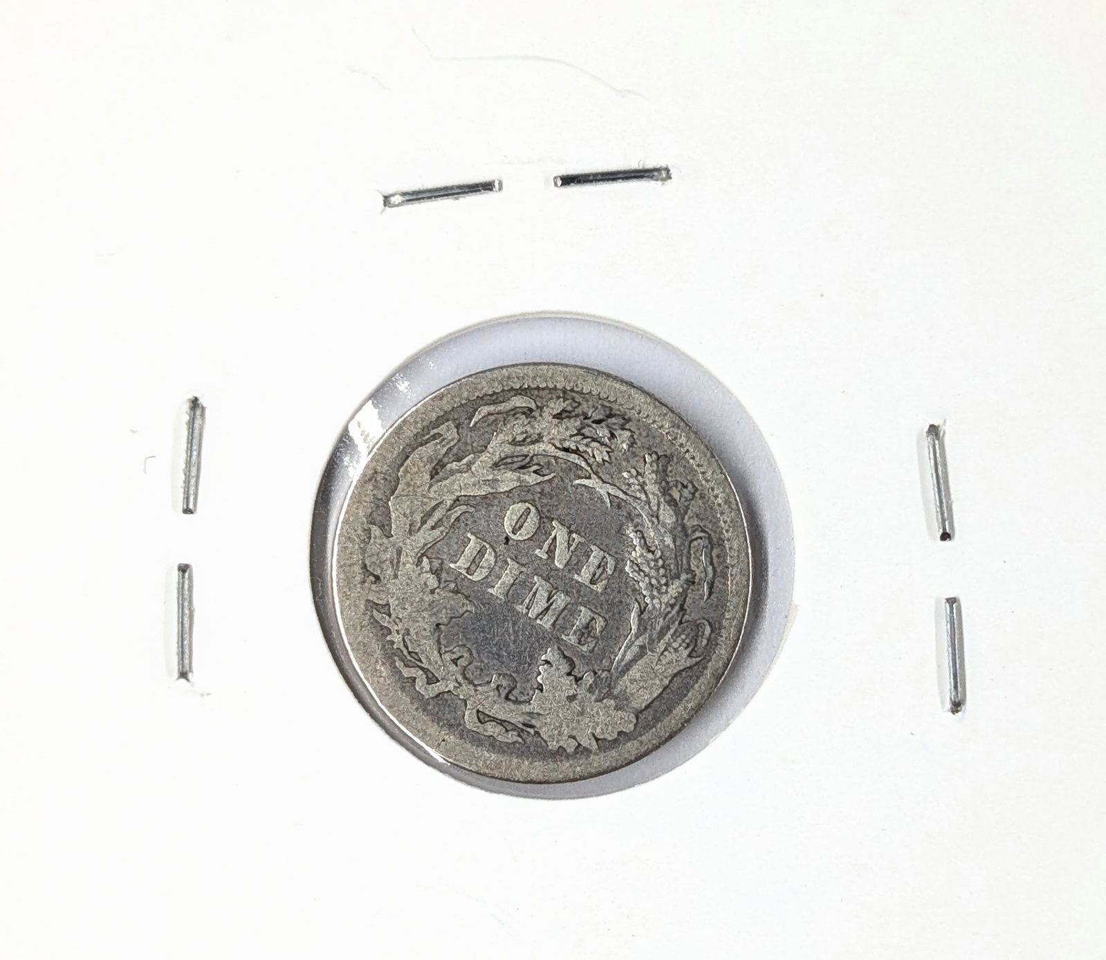 1886 Silver Seated Liberty Dime - 2