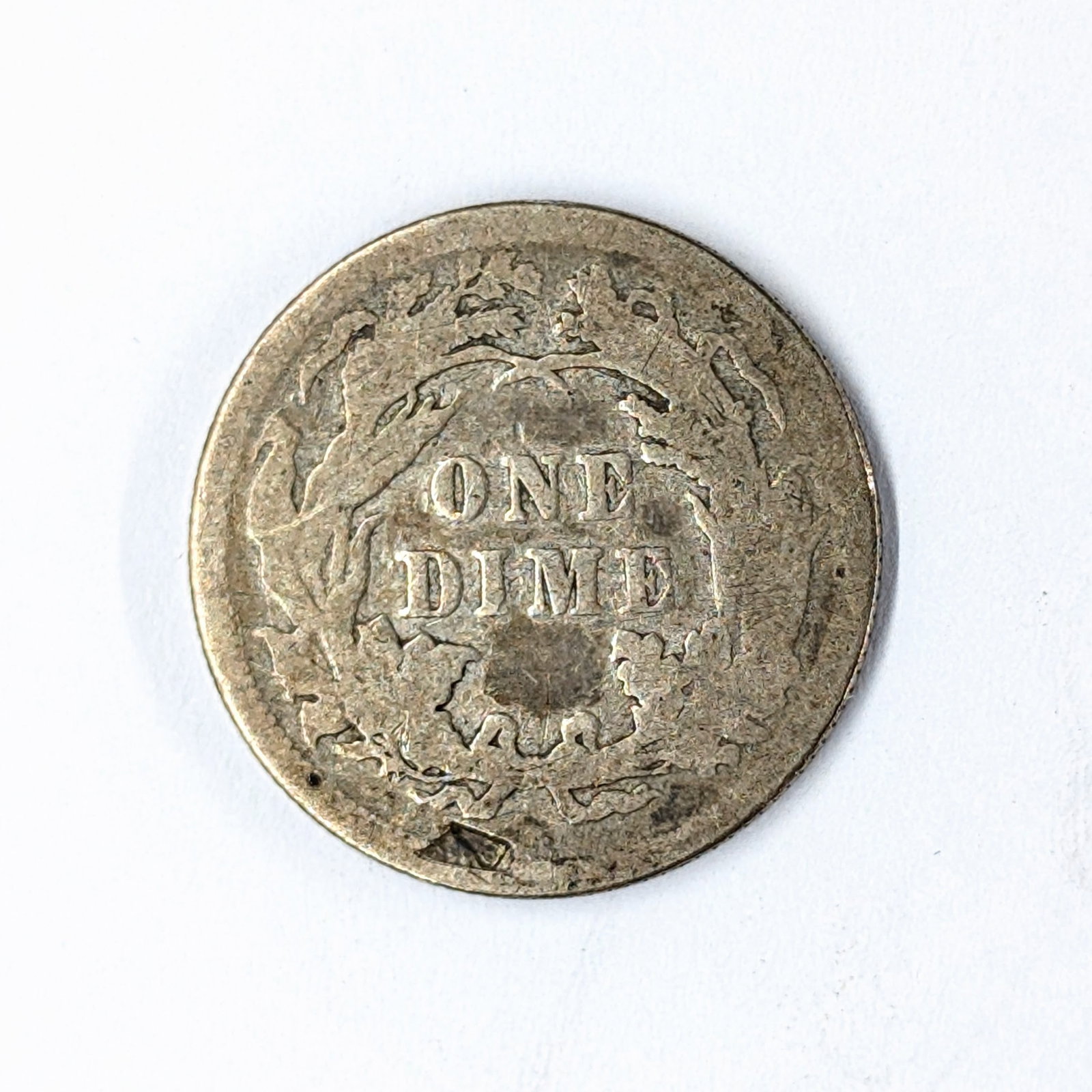 1890 Silver Seated Liberty Dime- Toned - 2