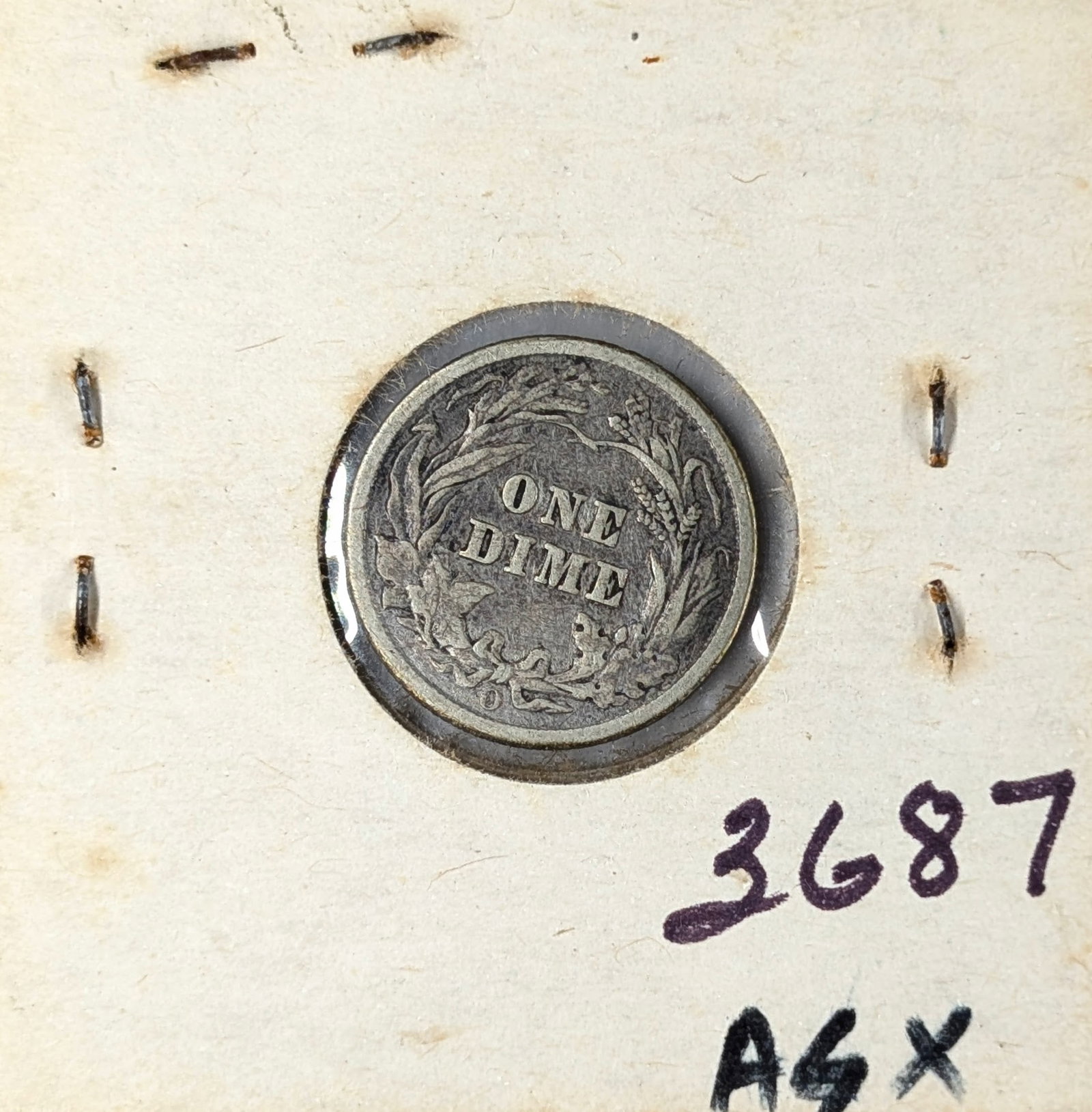 1903-O Silver Barber Dime - 2