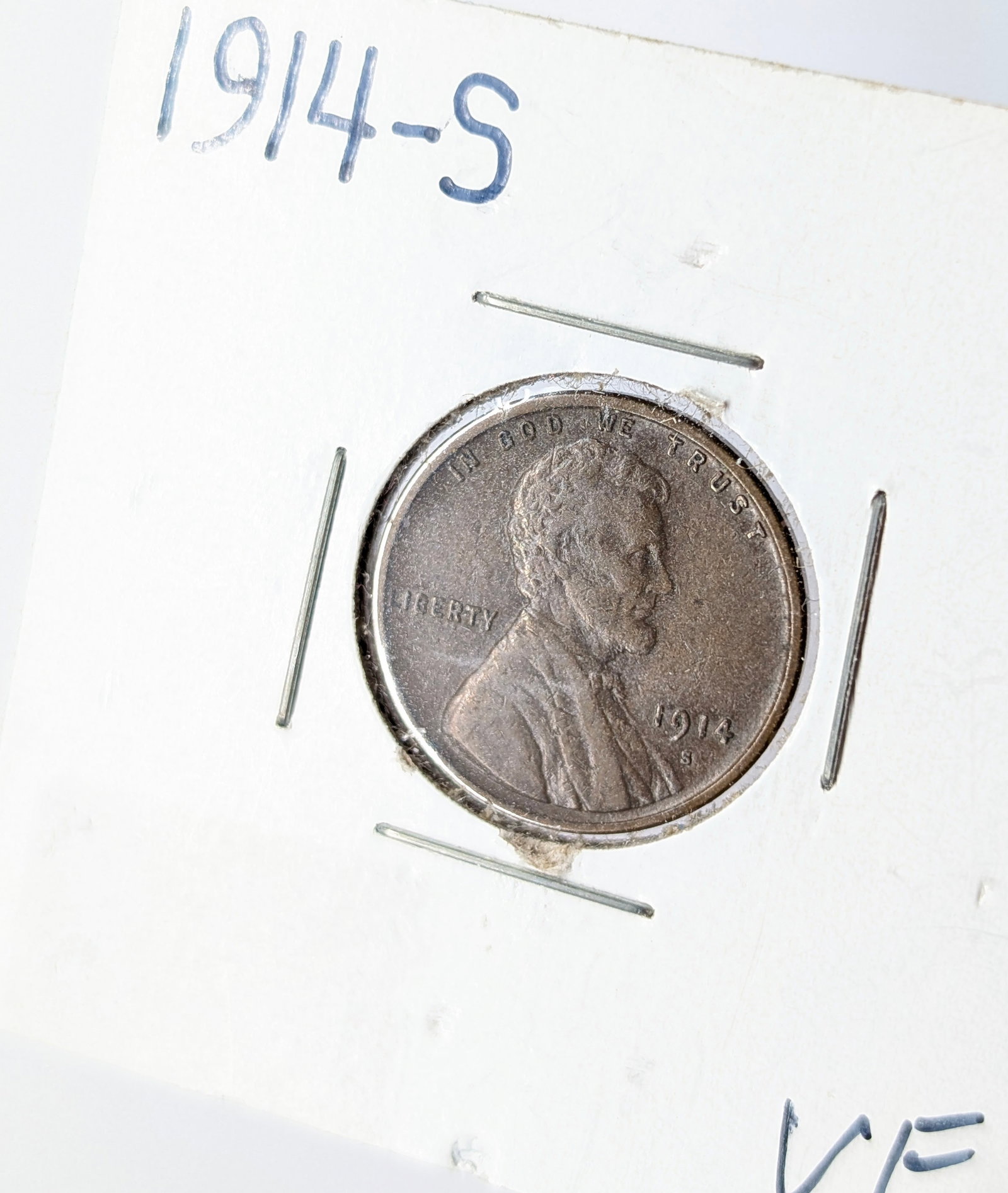 1914-S Wheat Cent- Semi Key Date - 3