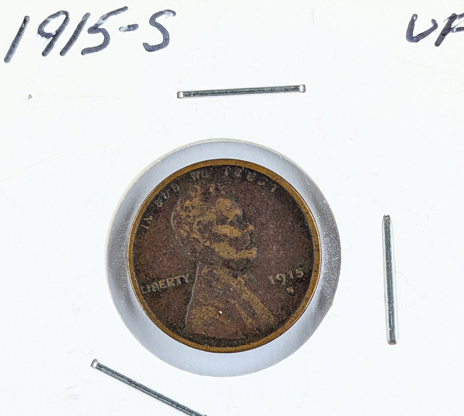 1915-S Wheat Cent- Semi Key Date: _